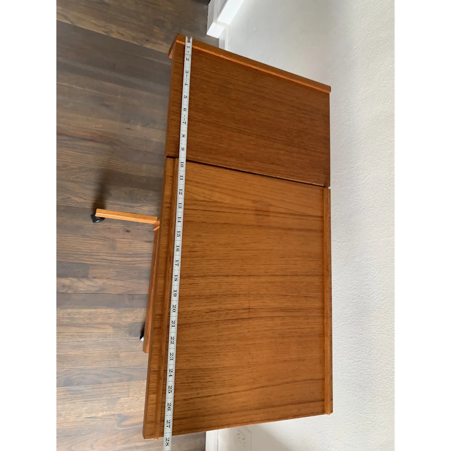 Mid-Century Modern Furbo Spottrup Adjustable Teak Rolling Table Music Stand