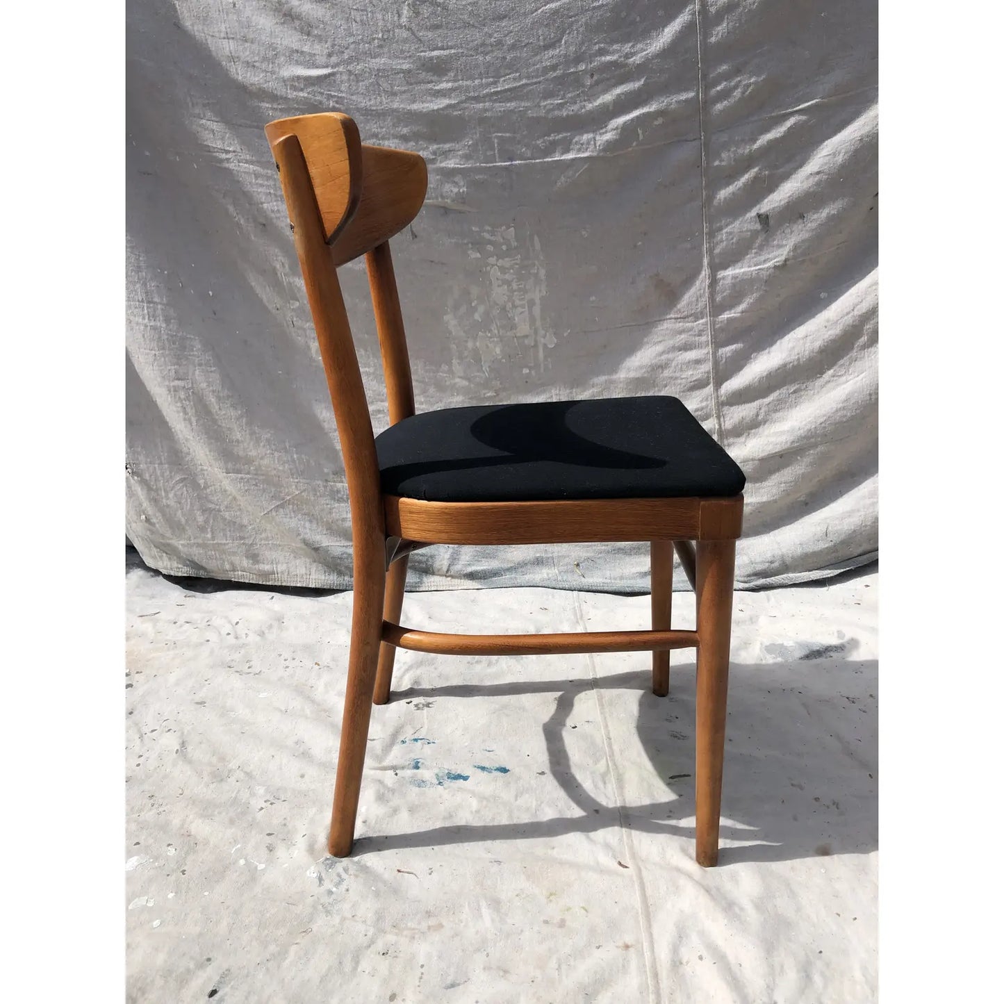 Mid-Century Modern Lane Furniture Walnut Chair