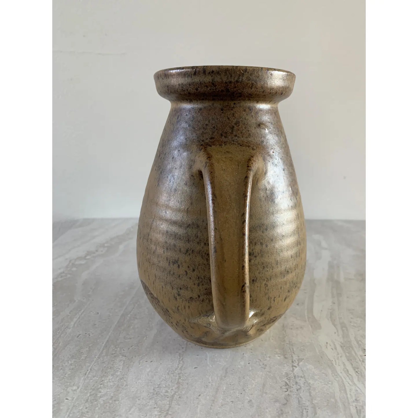 Mid-Century Modern Studio Ceramic Stoneware Glazed Pitcher