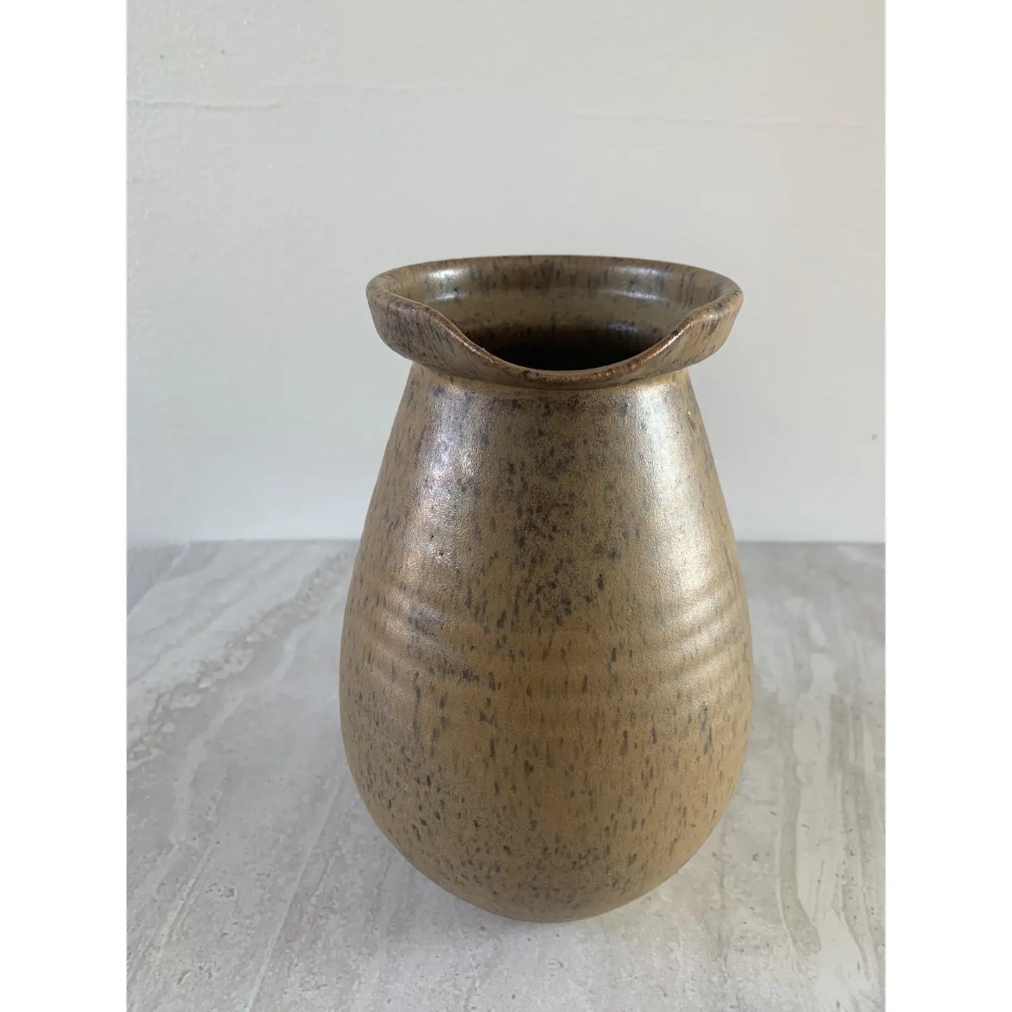 Mid-Century Modern Studio Ceramic Stoneware Glazed Pitcher