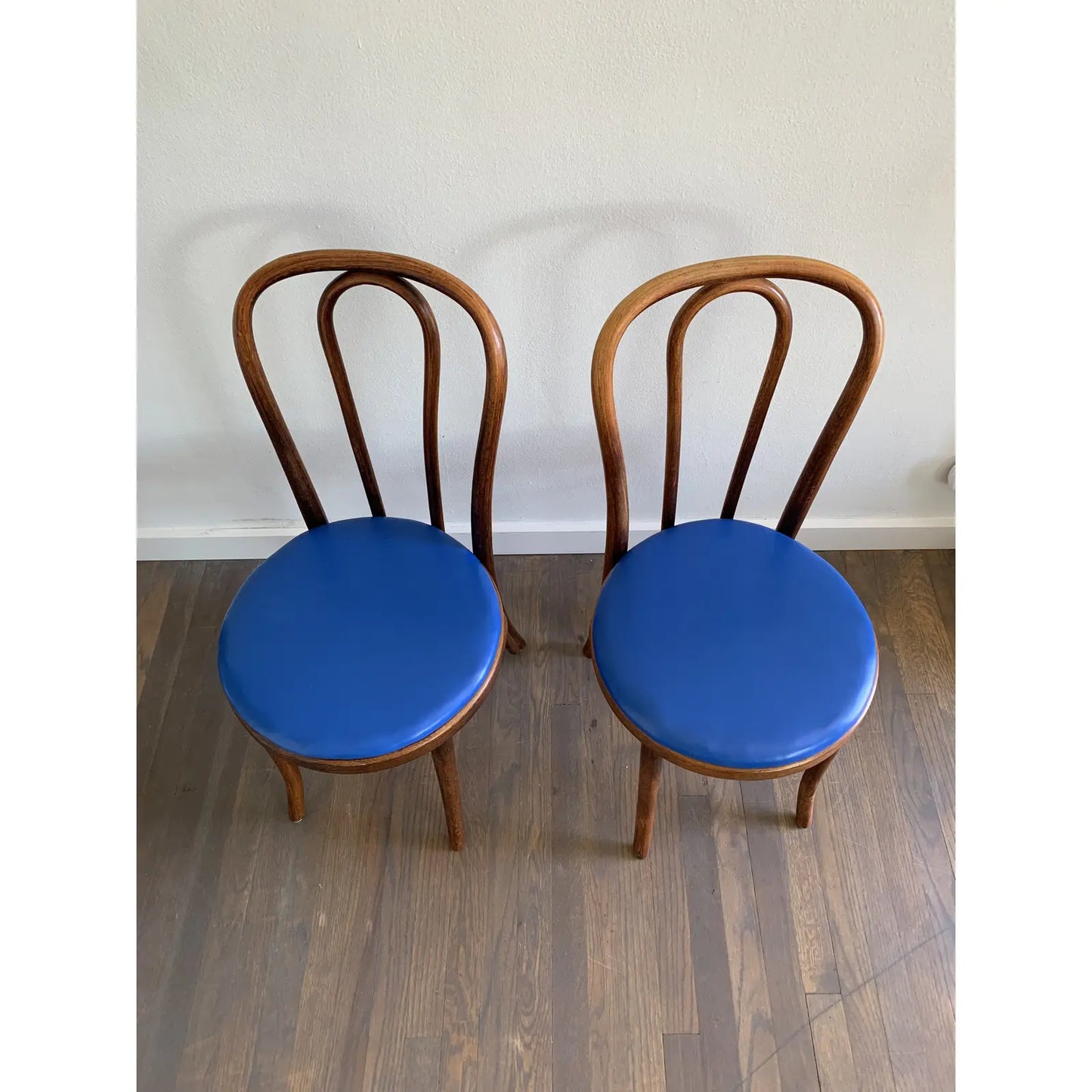 Mid Century Thonet Bentwood Cafe Chairs - a Pair