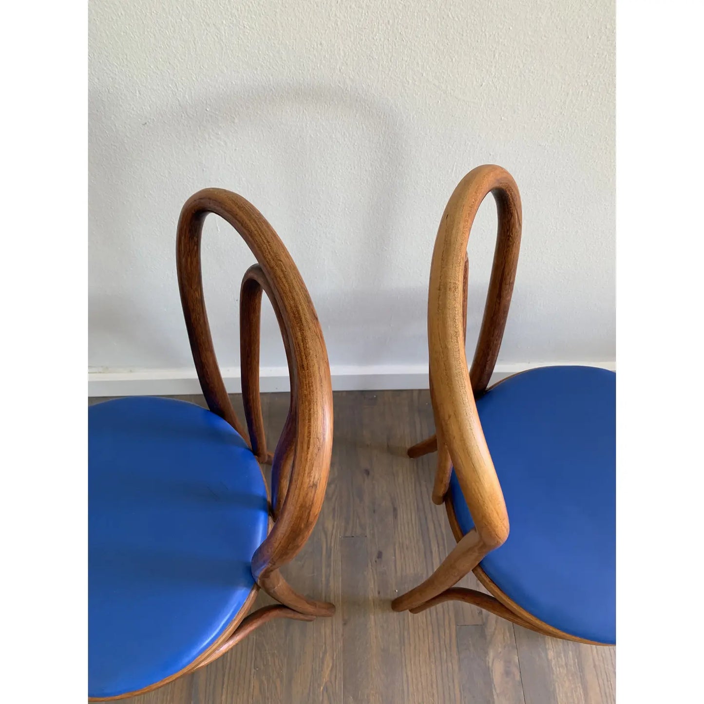 Mid Century Thonet Bentwood Cafe Chairs - a Pair