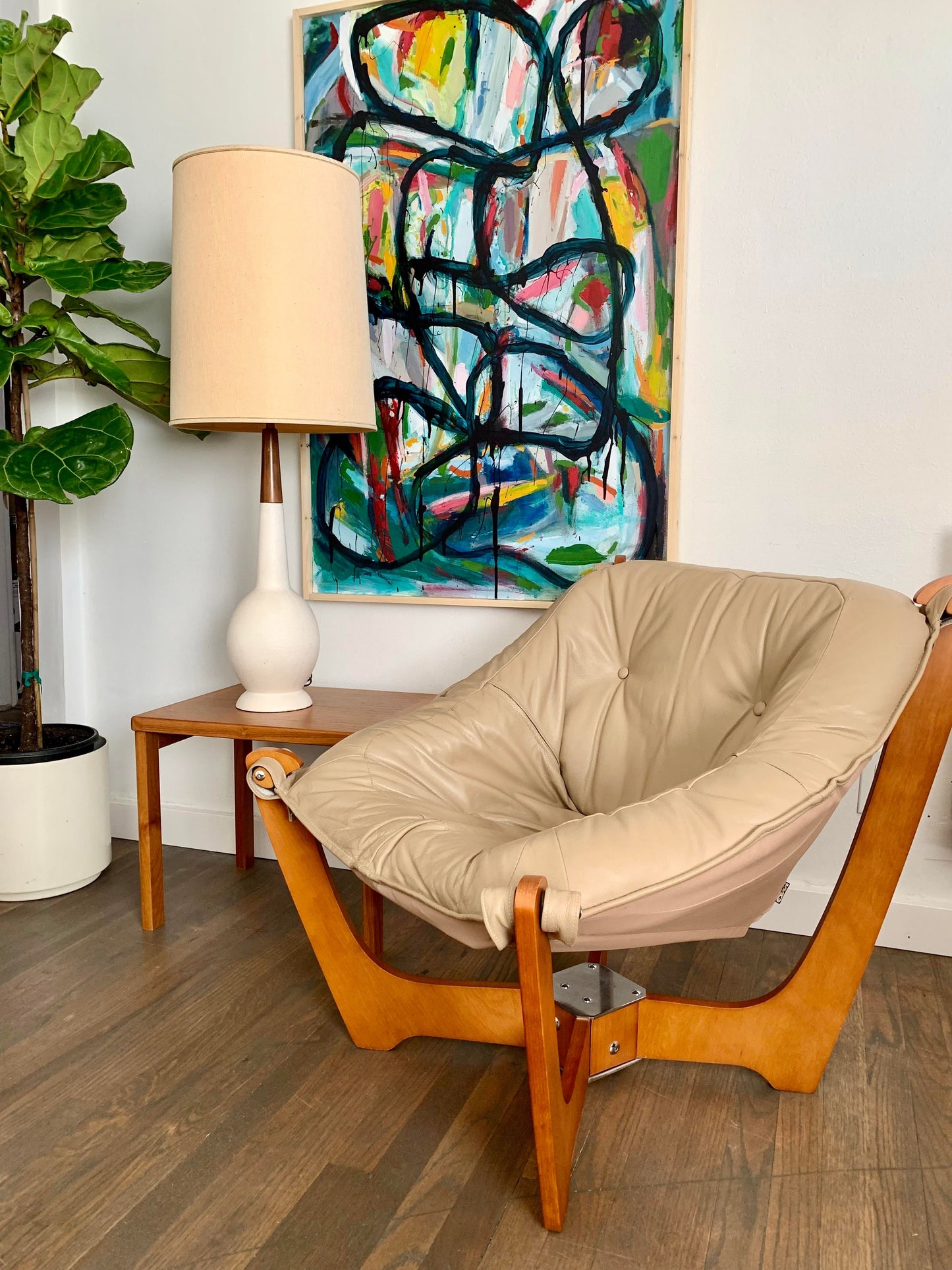 Odd Knutsen for Img Norway Luna Chairs - a Pair