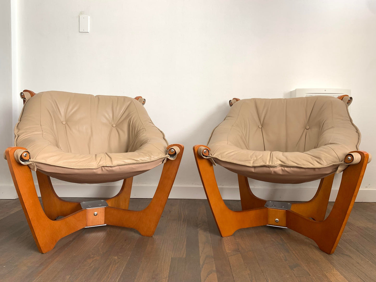 Odd Knutsen for Img Norway Luna Chairs - a Pair