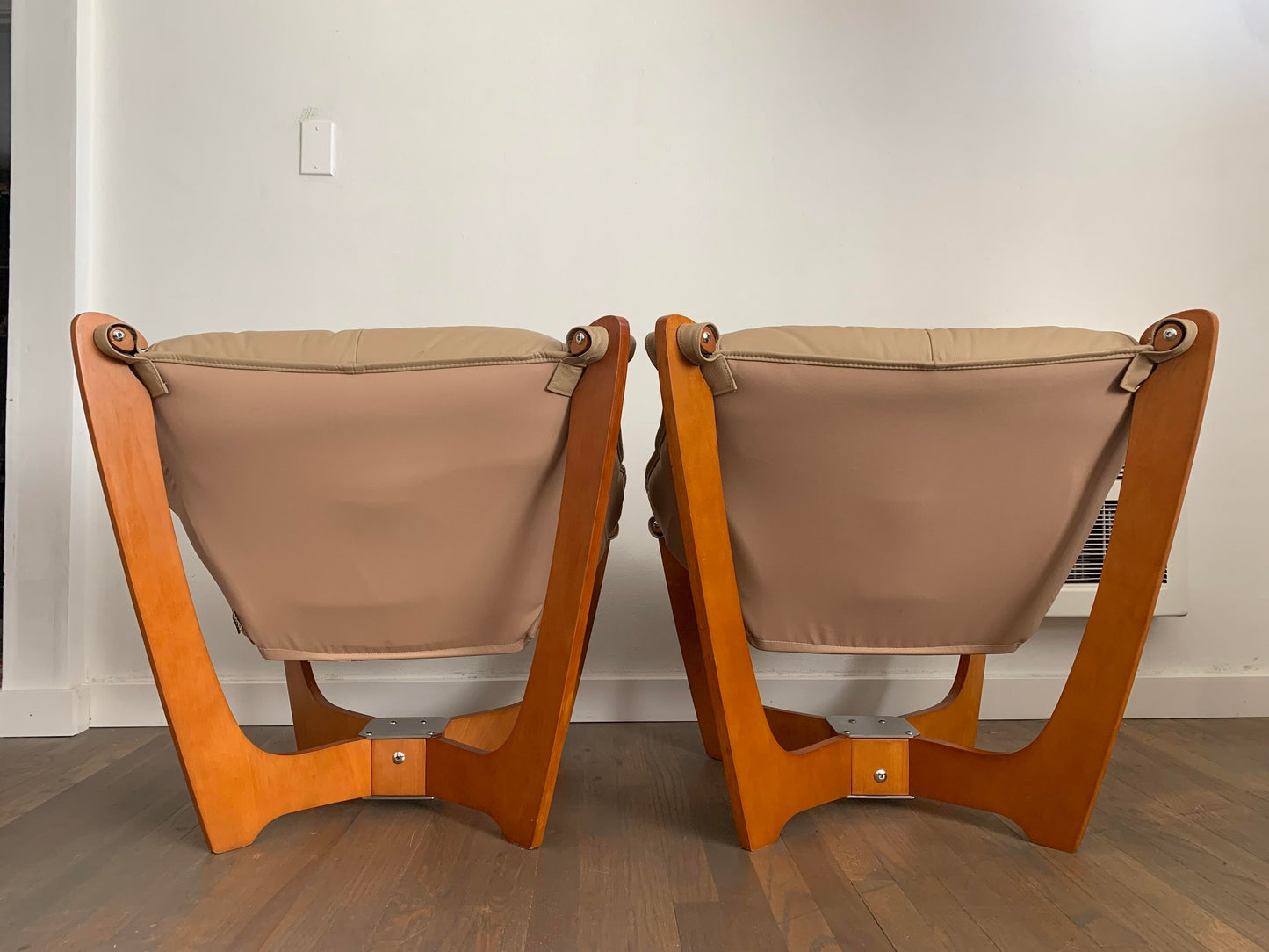 Odd Knutsen for Img Norway Luna Chairs - a Pair