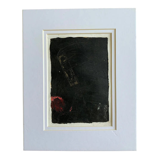 "Street Nites" Contemporary Minimalist Abstract Monotype by Jimi Evans