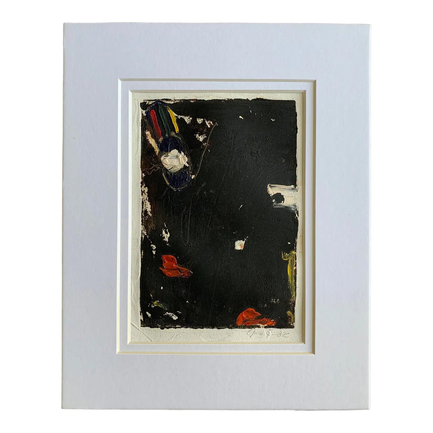"Street Nites II" Contemporary Abstract Monotype Print by Jimi Evans