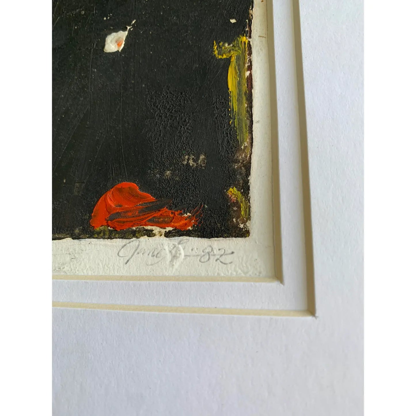 "Street Nites II" Contemporary Abstract Monotype Print by Jimi Evans