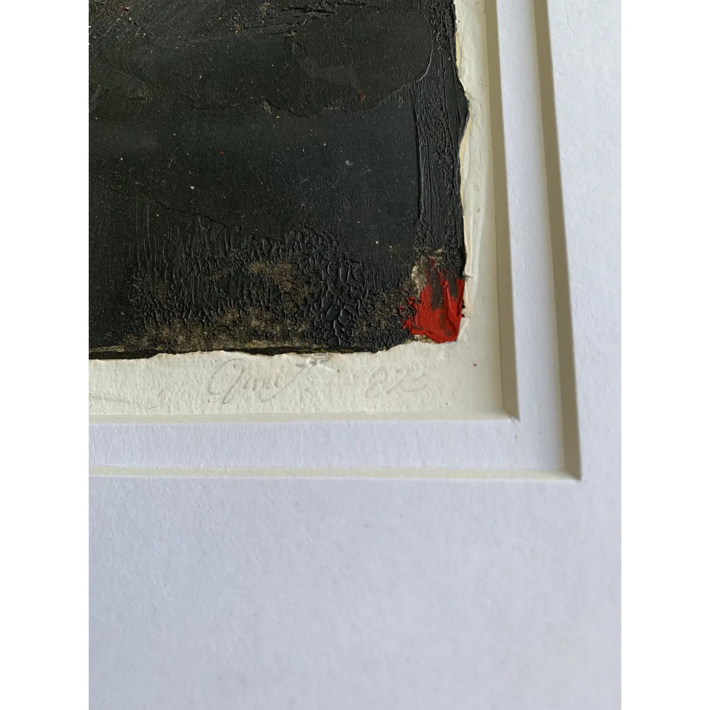 "Street Nites III" Contemporary Abstract Monotype Print by Jimi Evans