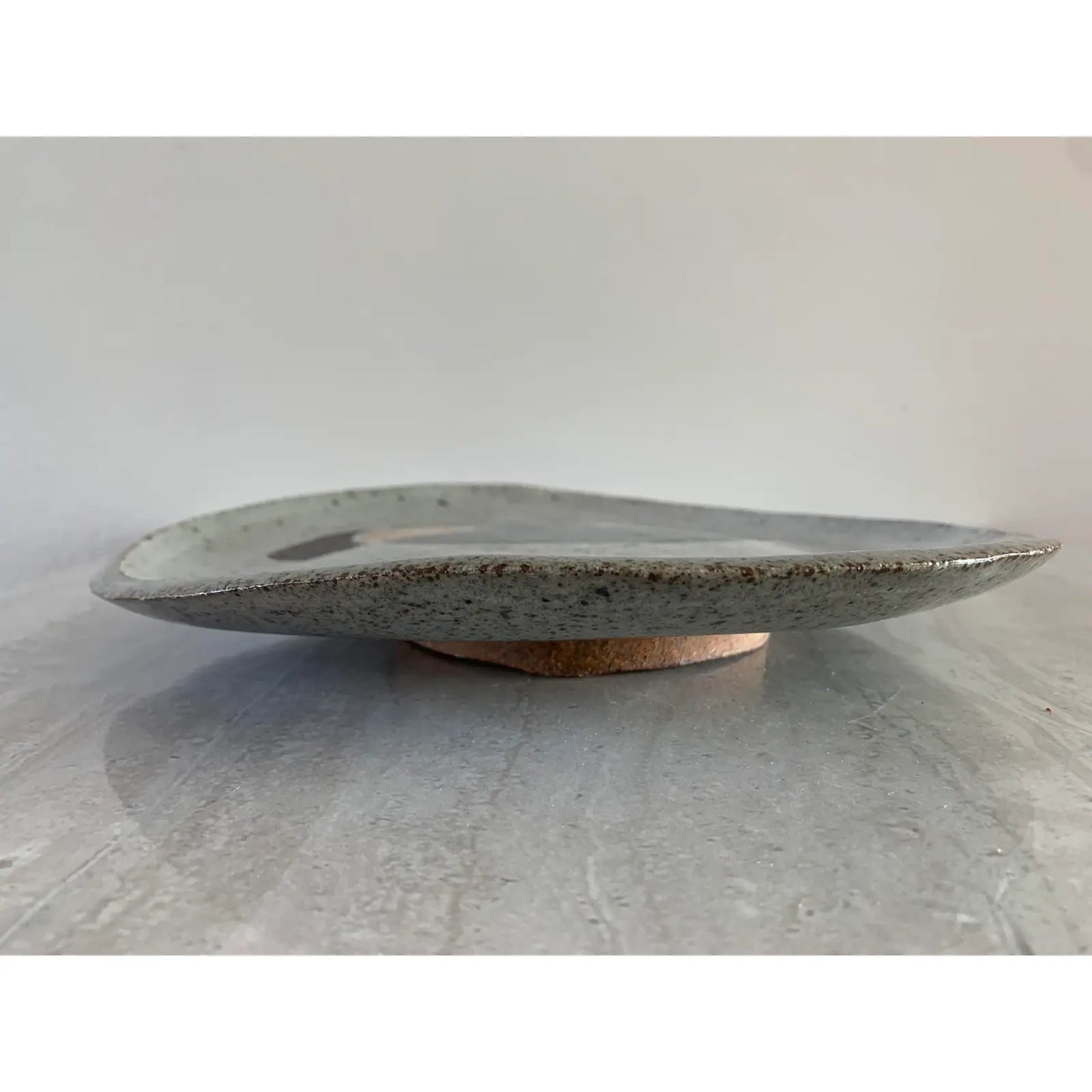 Studio Ceramic Platter With Abstract Decoration