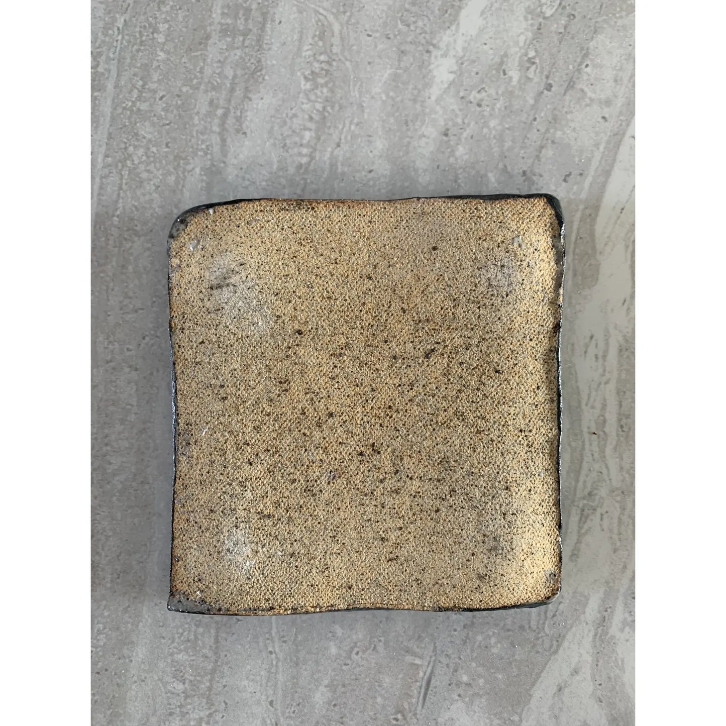 Studio Ceramic Tray With Abstract Decoration