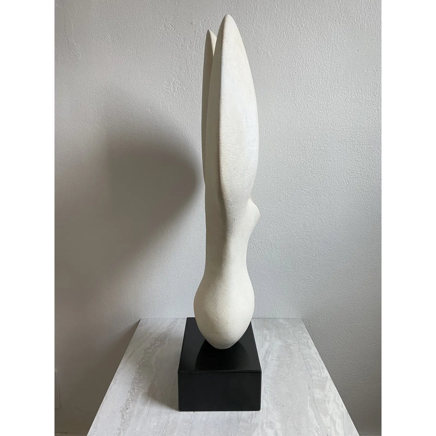 Vintage Abstract Modernist Form Fiberglass Resin Sculpture