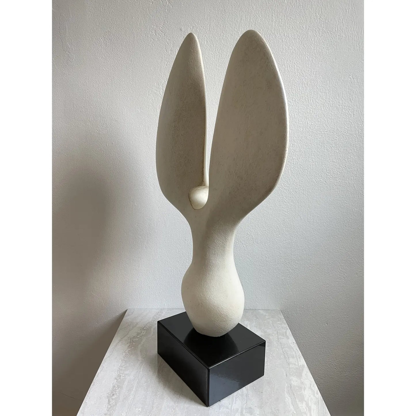 Vintage Abstract Modernist Form Fiberglass Resin Sculpture