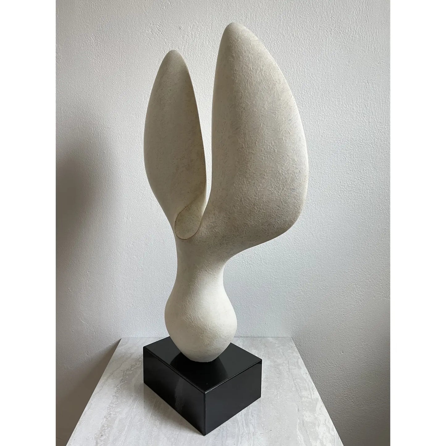 Vintage Abstract Modernist Form Fiberglass Resin Sculpture