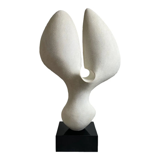 Vintage Abstract Modernist Form Fiberglass Resin Sculpture
