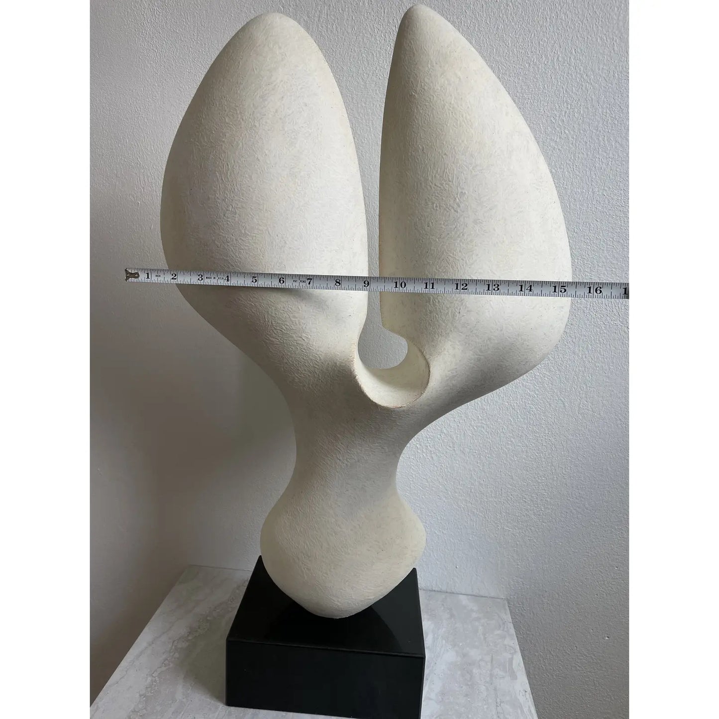 Vintage Abstract Modernist Form Fiberglass Resin Sculpture