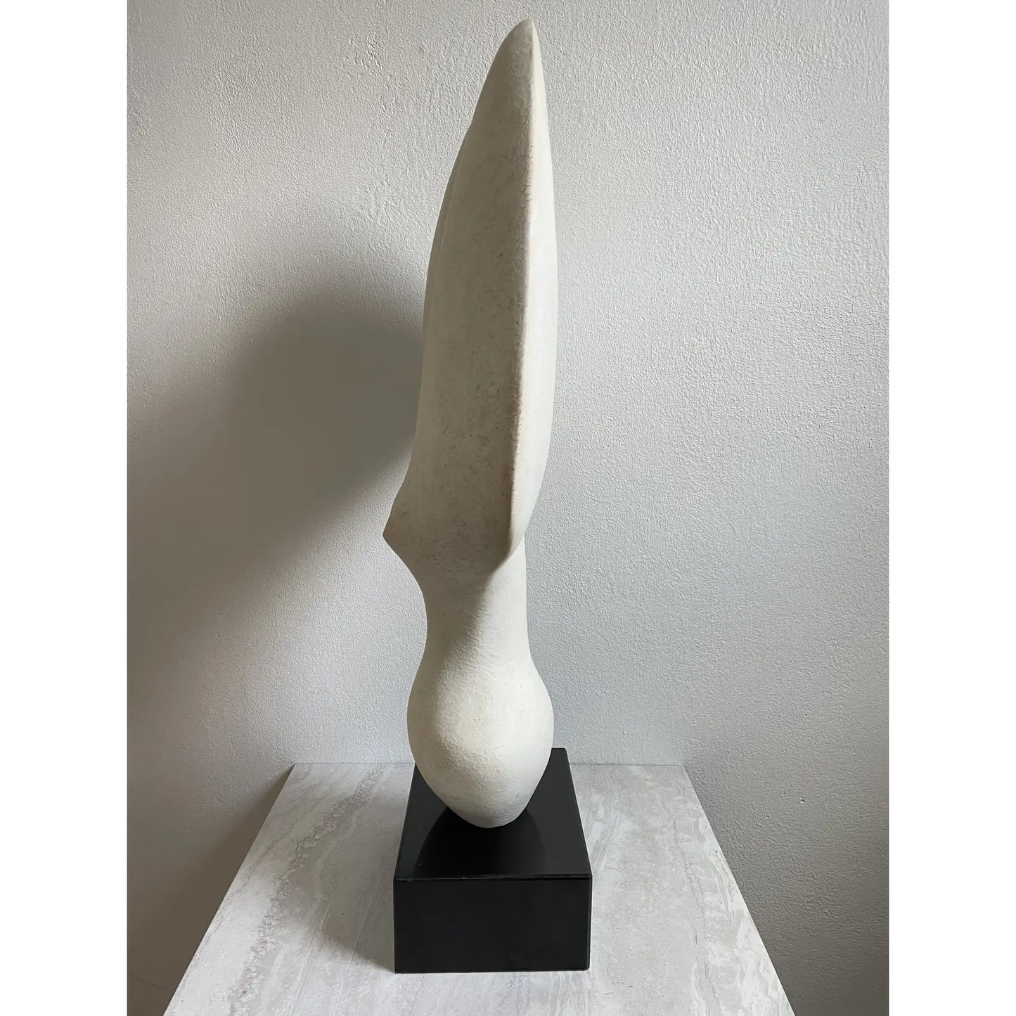 Vintage Abstract Modernist Form Fiberglass Resin Sculpture