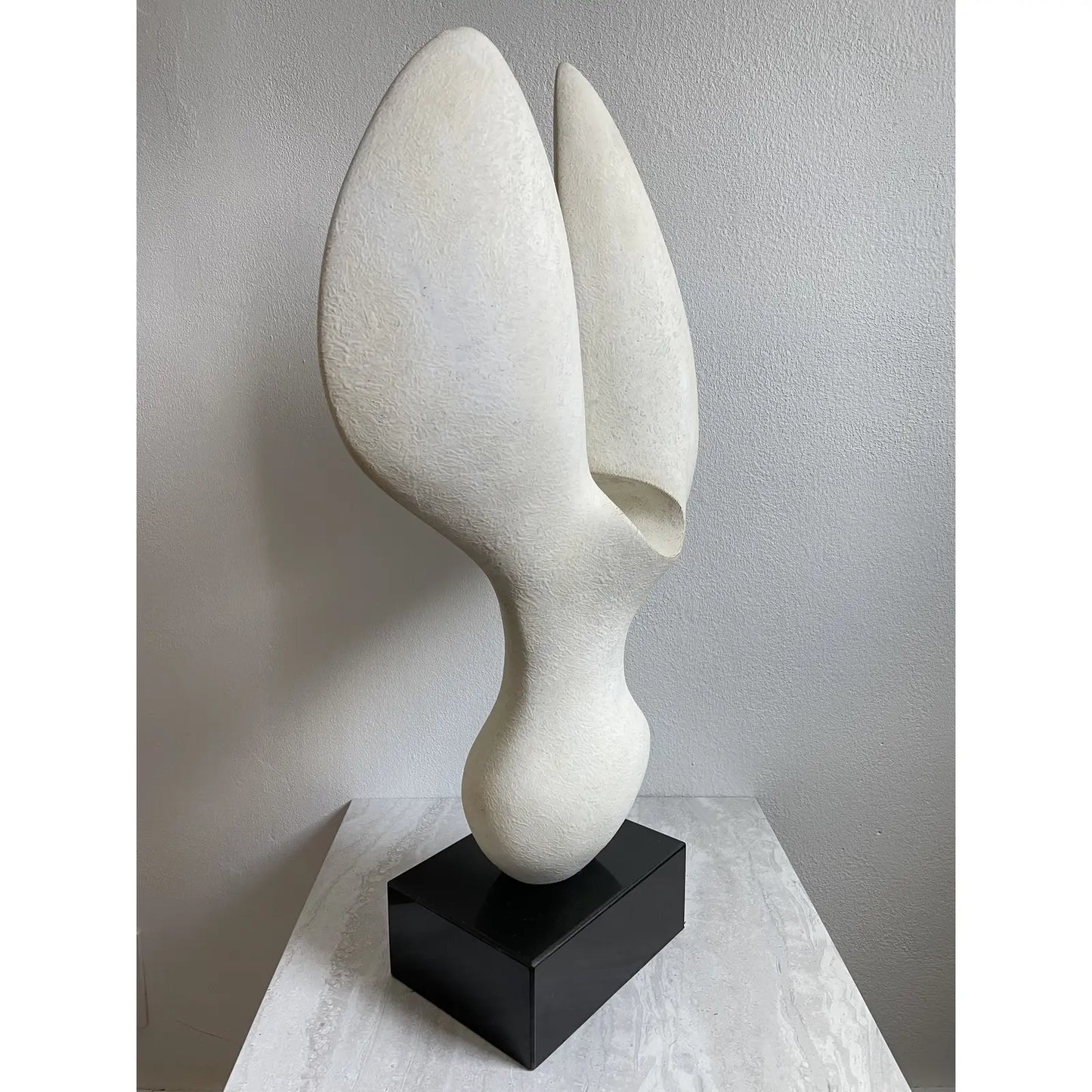 Vintage Abstract Modernist Form Fiberglass Resin Sculpture