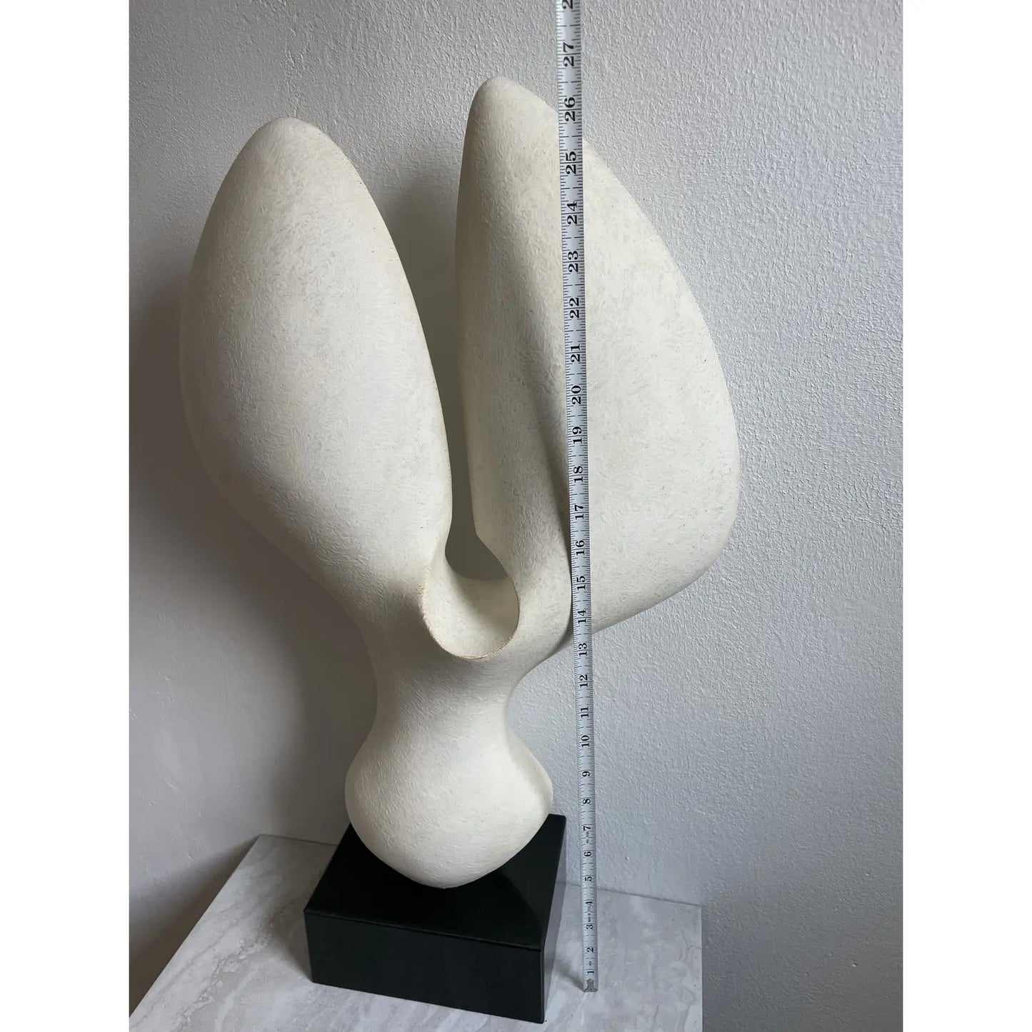 Vintage Abstract Modernist Form Fiberglass Resin Sculpture