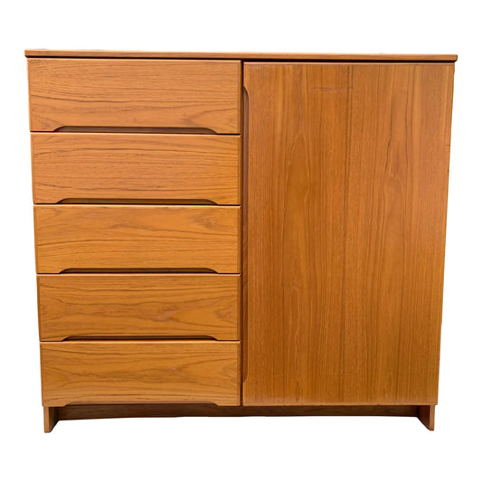 Vintage Danish Modern Teak Chifferobe
