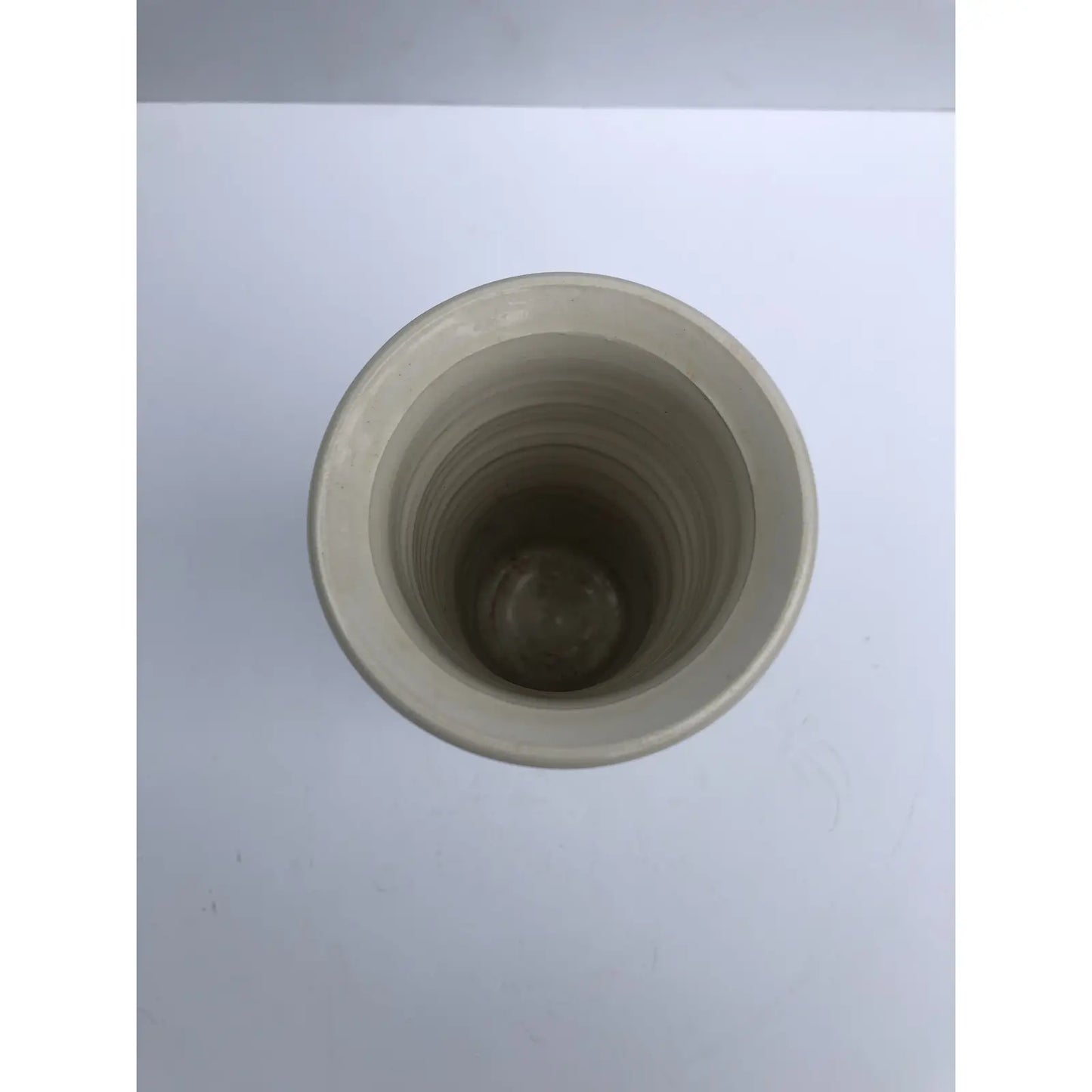 Vintage Mid 20th Century Boho Ceramic Artist Made Sculptural Vase