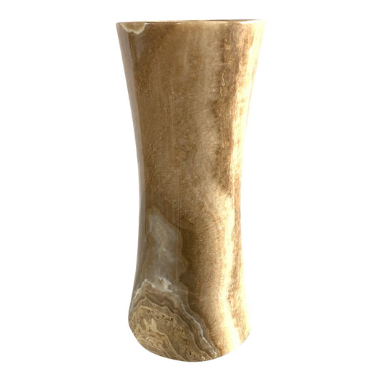 Neutral Onyx Marble Vase