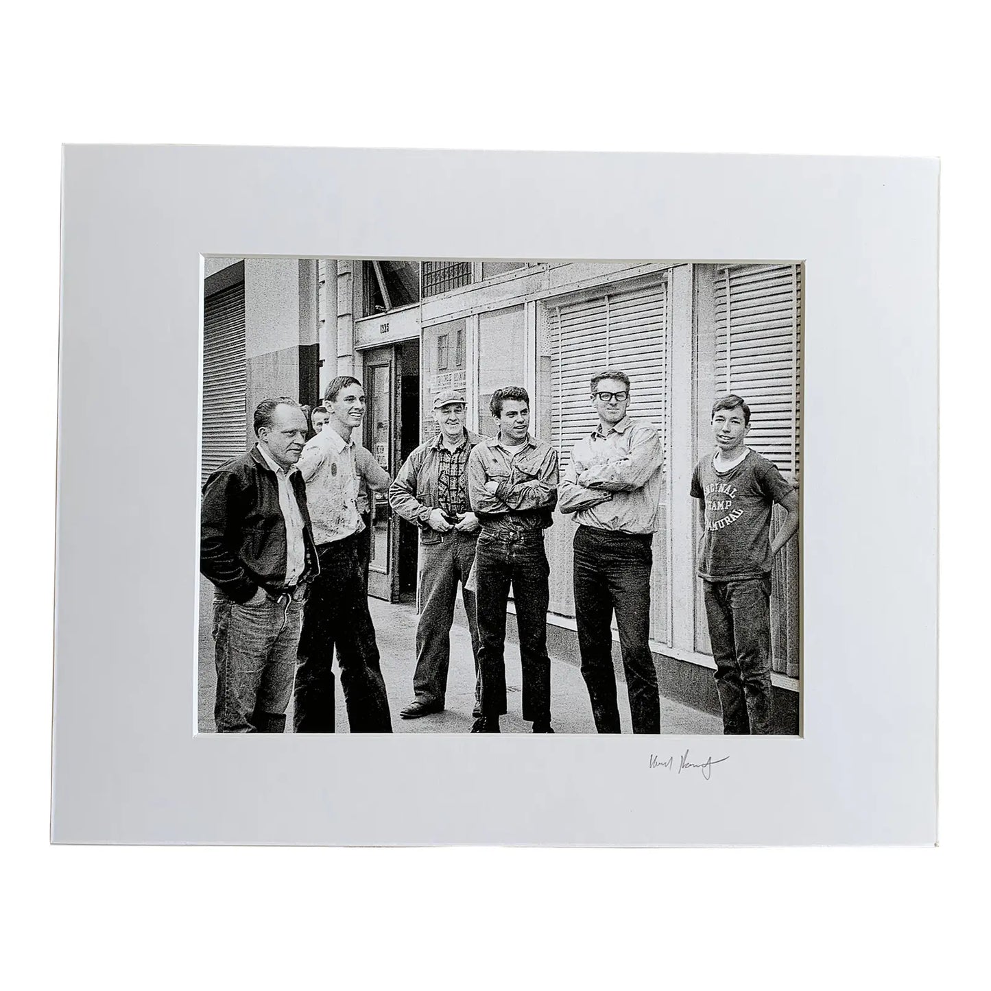 Vintage Signed Protest Photograph by Howard Harawitz