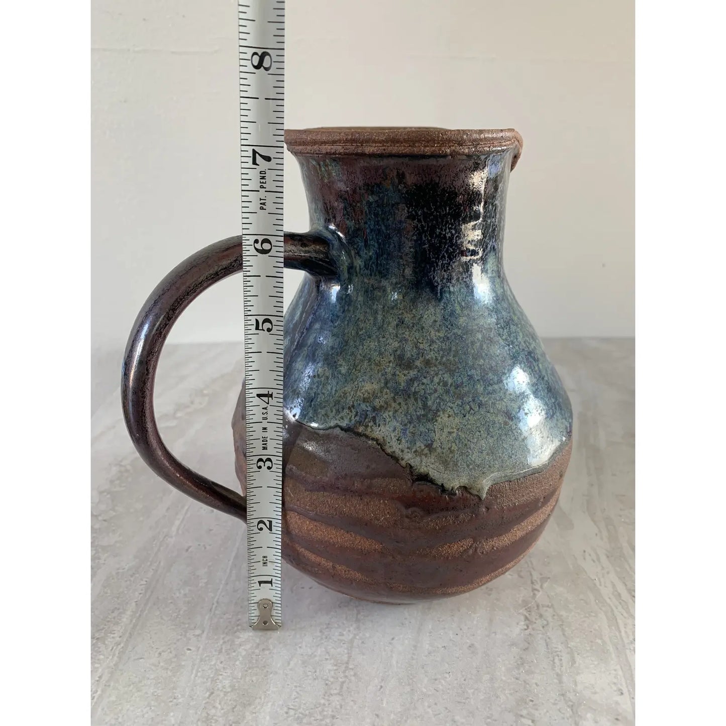 Vintage Studio Ceramic Glazed Pitcher