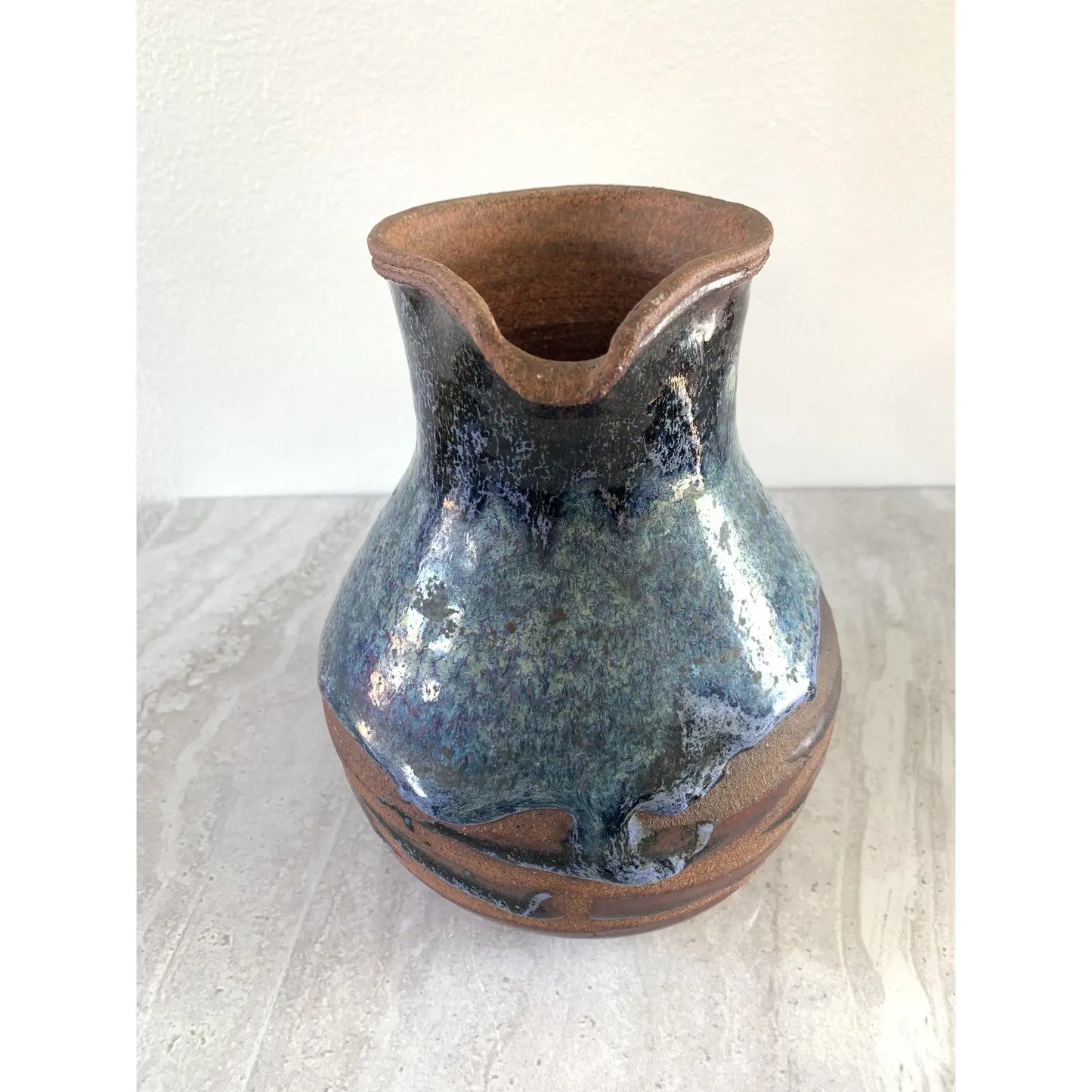 Vintage Studio Ceramic Glazed Pitcher