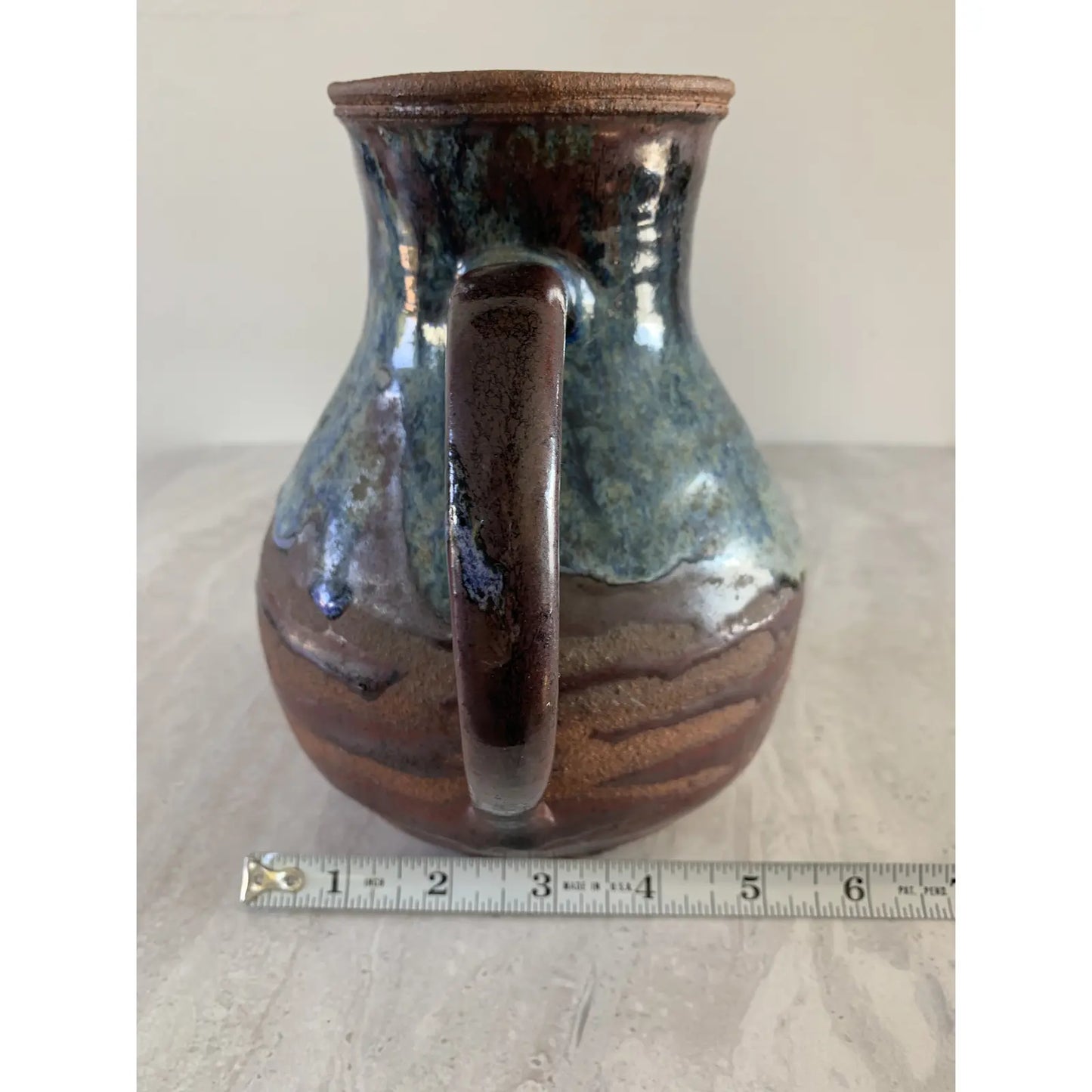 Vintage Studio Ceramic Glazed Pitcher