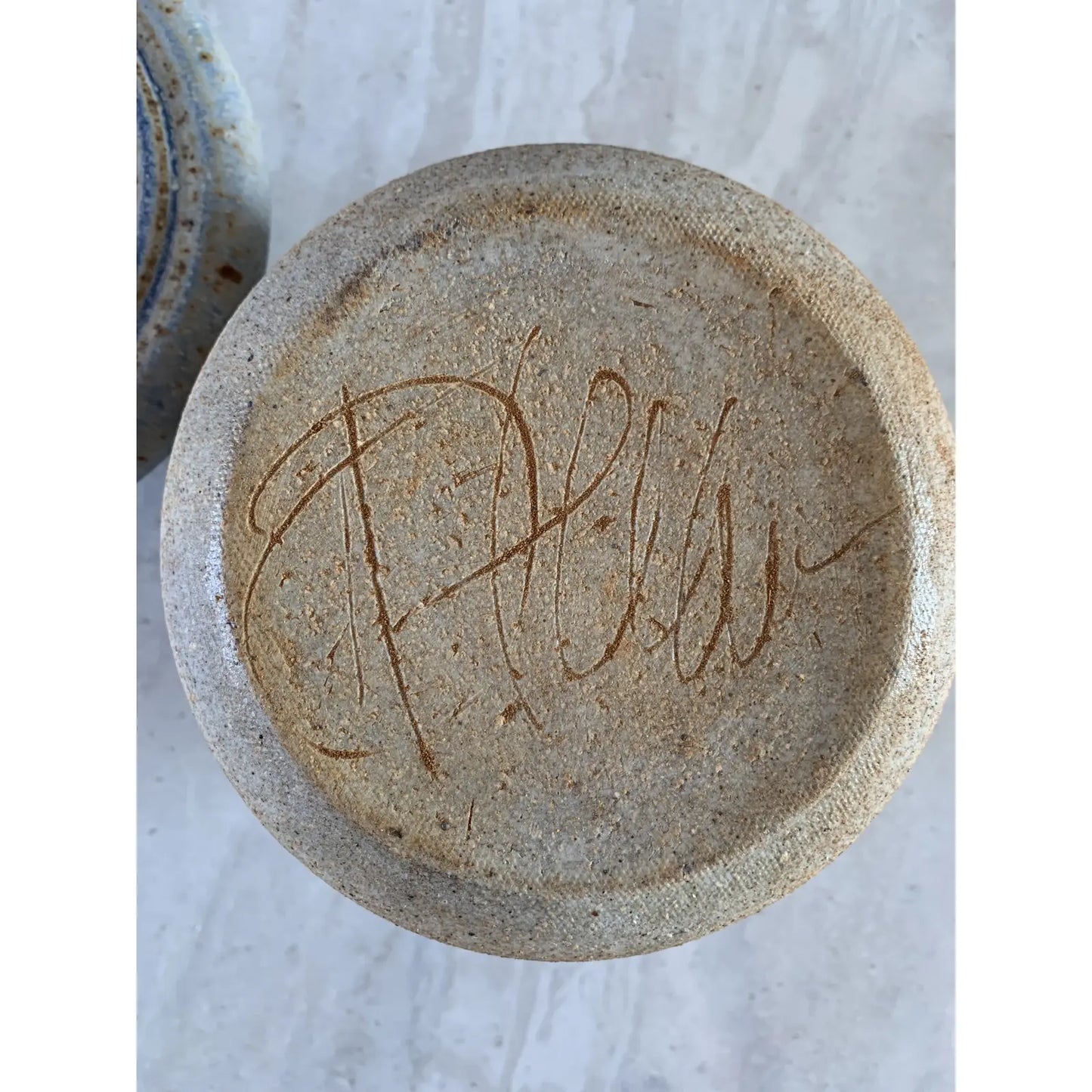 Vintage Studio Ceramic Handmade Butter Crock With Lid