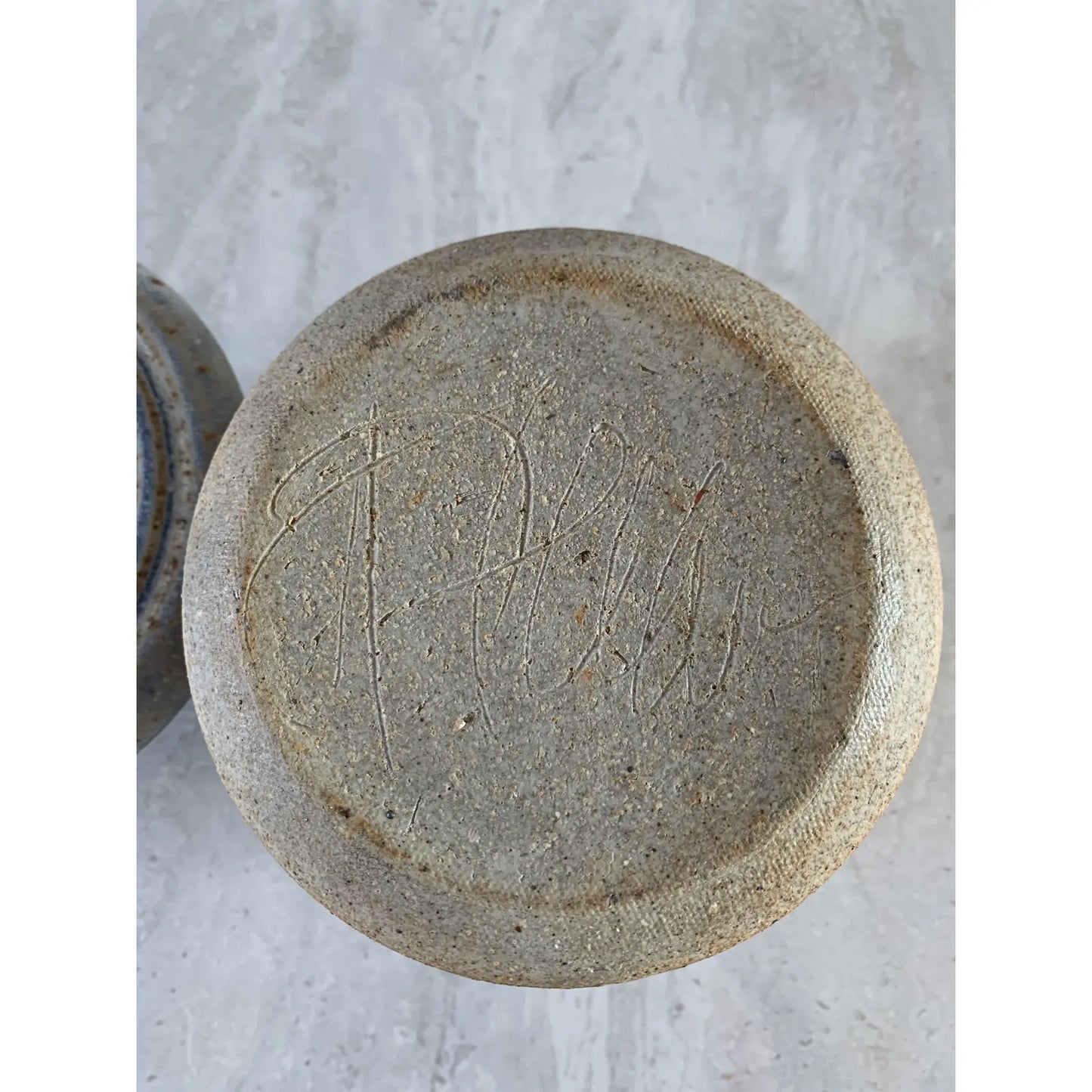 Vintage Studio Ceramic Handmade Butter Crock With Lid