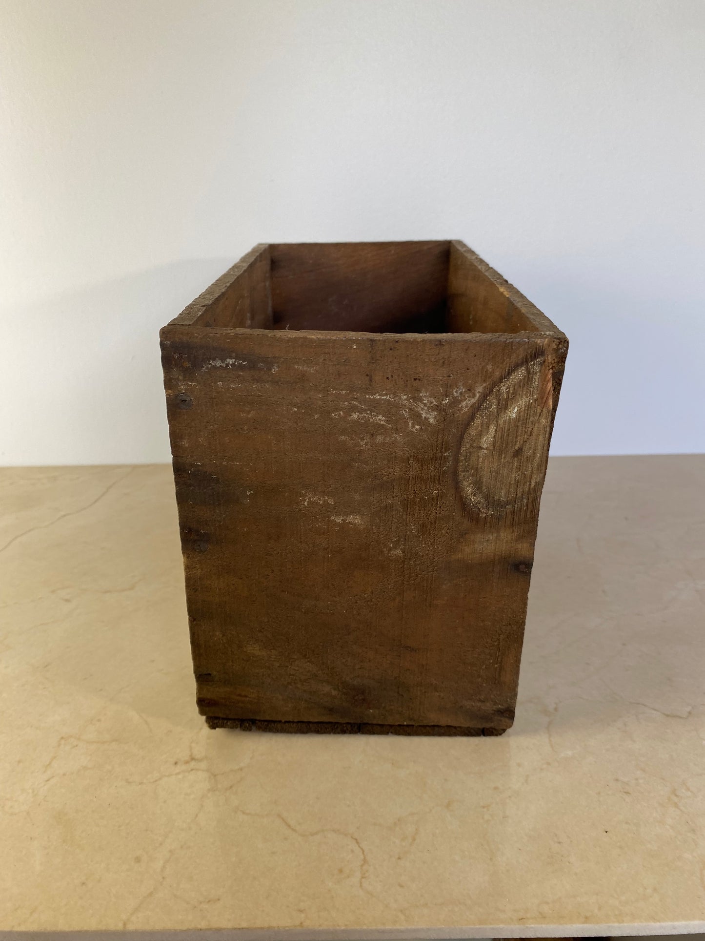 Rustic Vintage French Wine Shipper Crate — Château De Lescours, Saint-Émilion