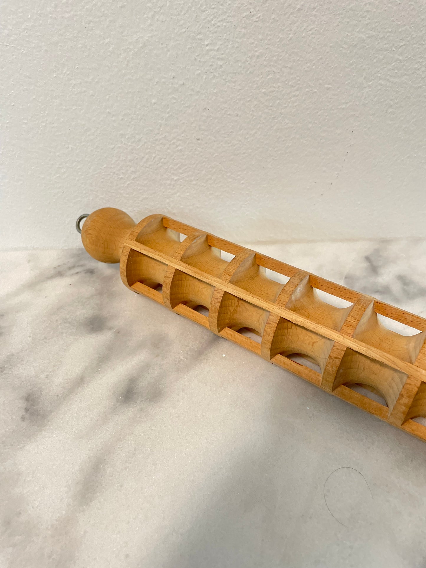 Mid 20th Century Rustic Italian Ravilioli Rolling Pin