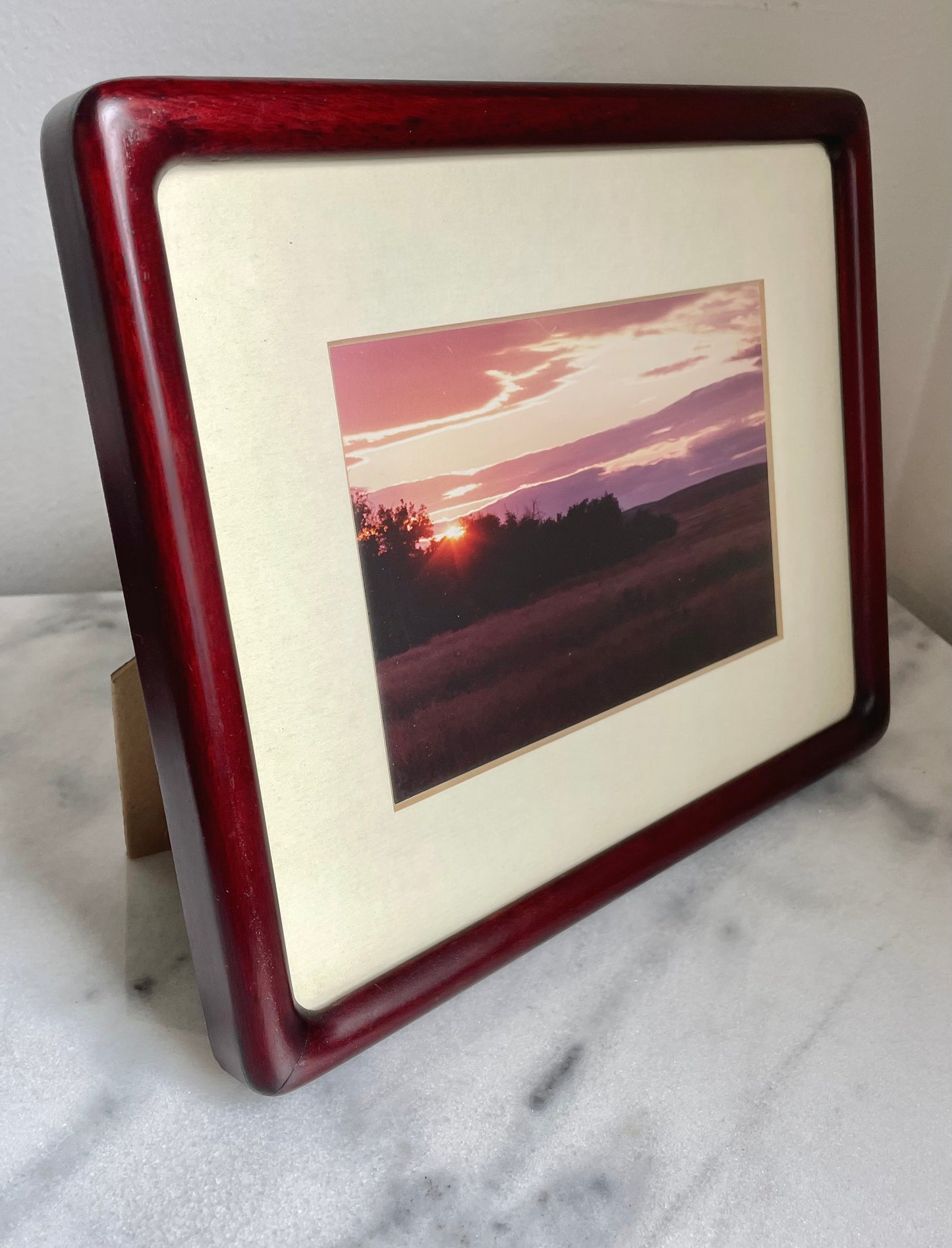 Late 20th Century Rosewood Picture Frame