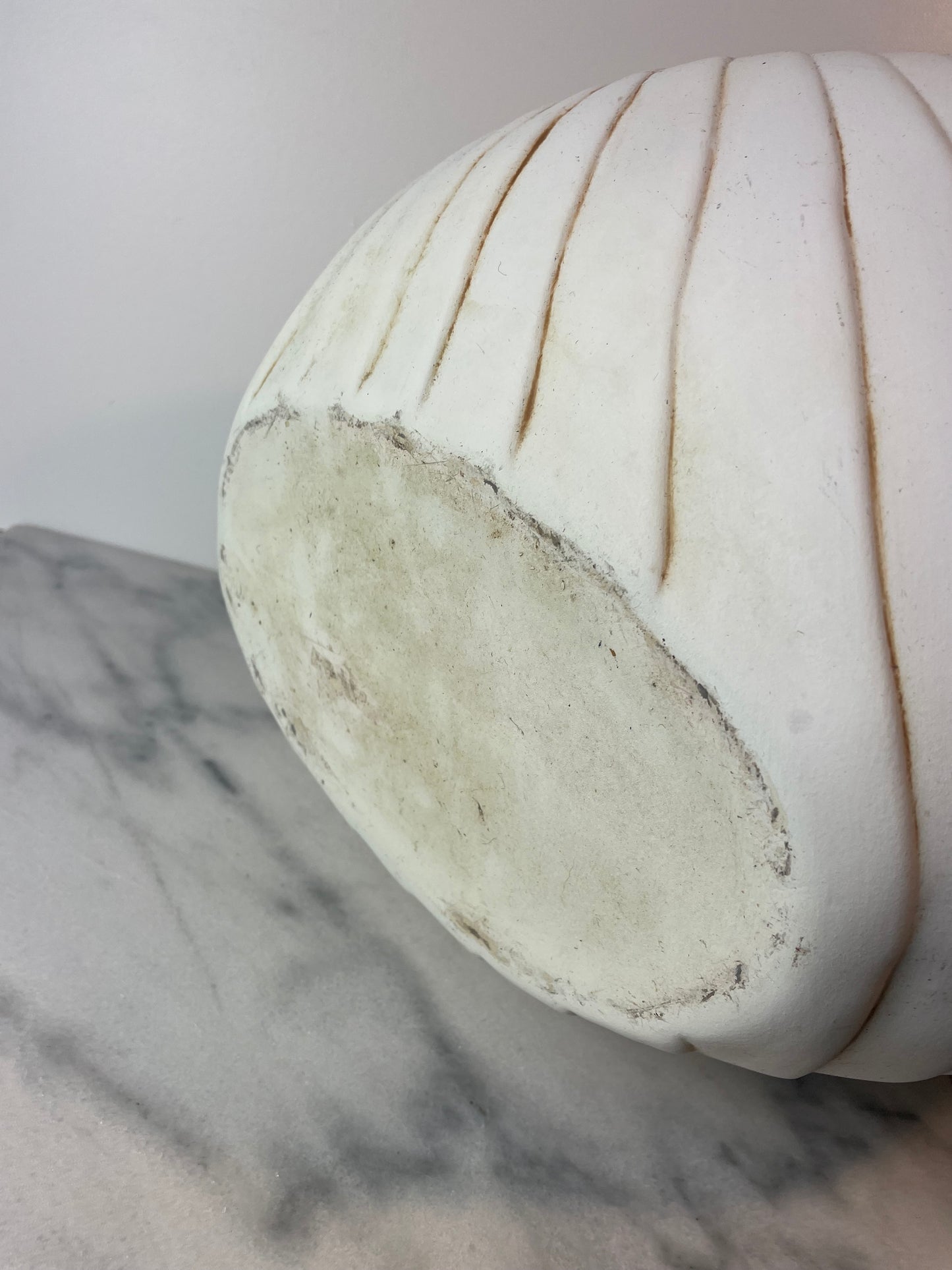 Large Scale Ceramic Nautilus Shell Sculptural Vessel