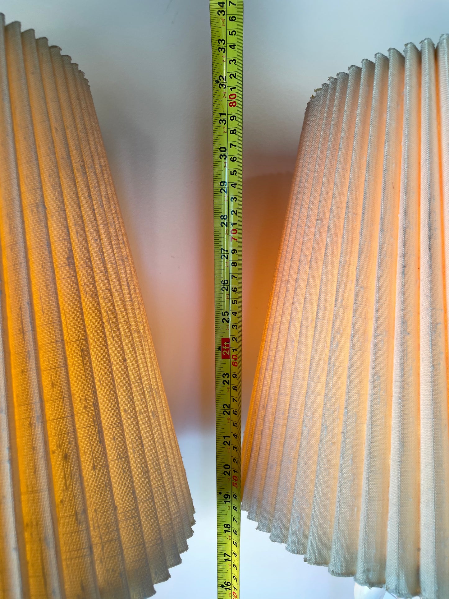 Mid 20th Century Hollywood Regency White Porcelain Cherub Lamps - A Pair