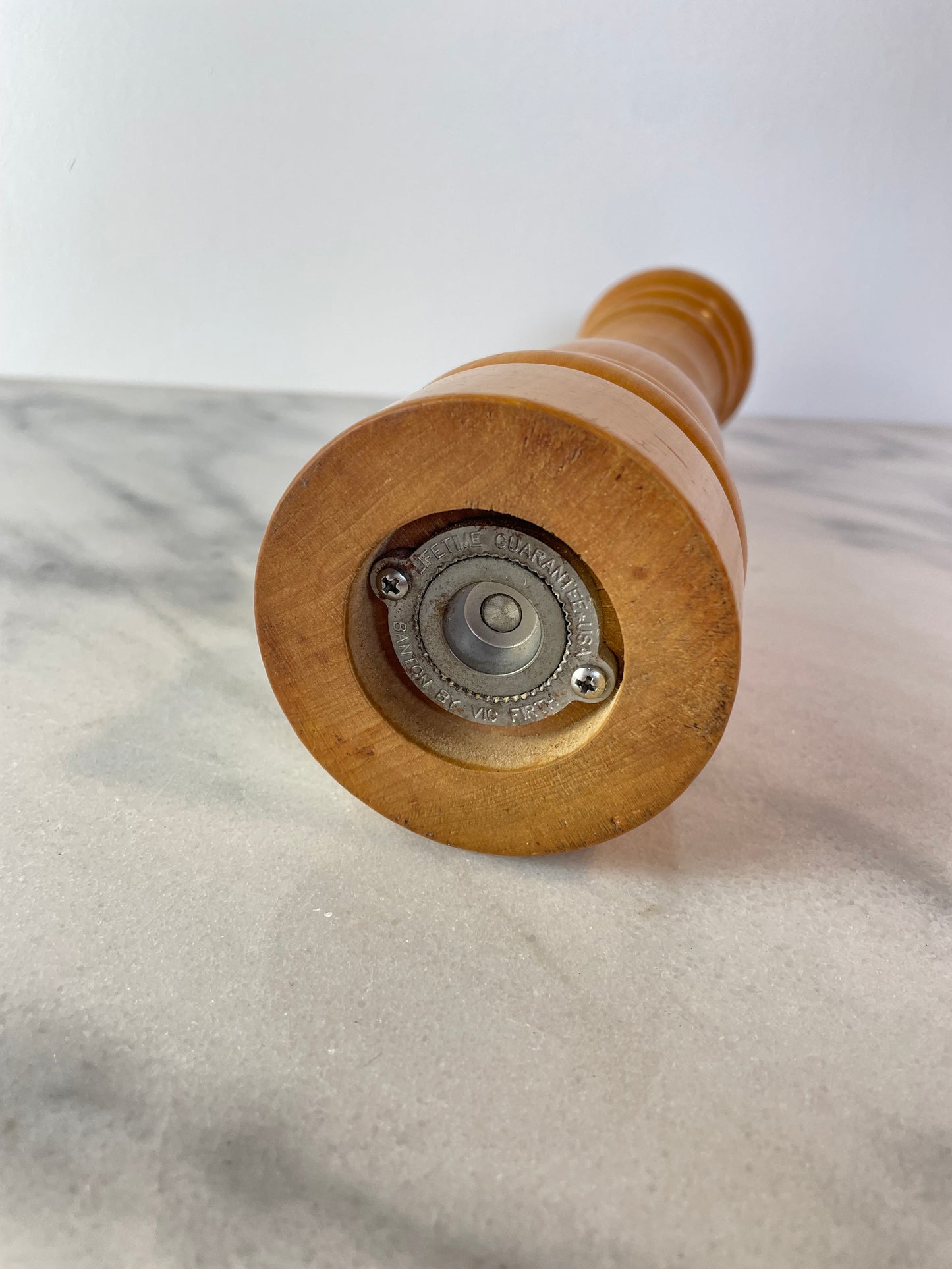 Banton by Vic Firth Hand Turned Wood Pepper Mill Grinder Maple