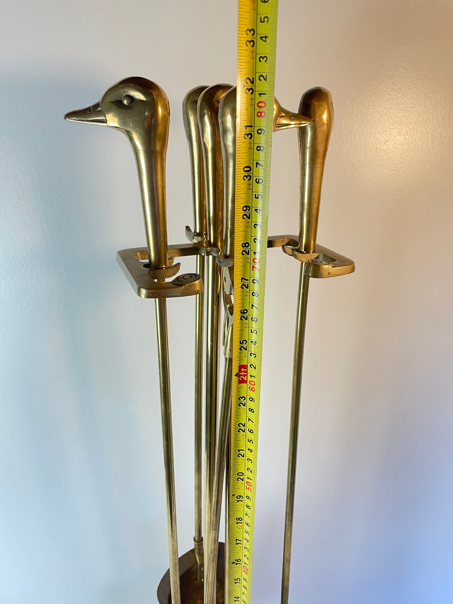 Duck Head Fireplace Set