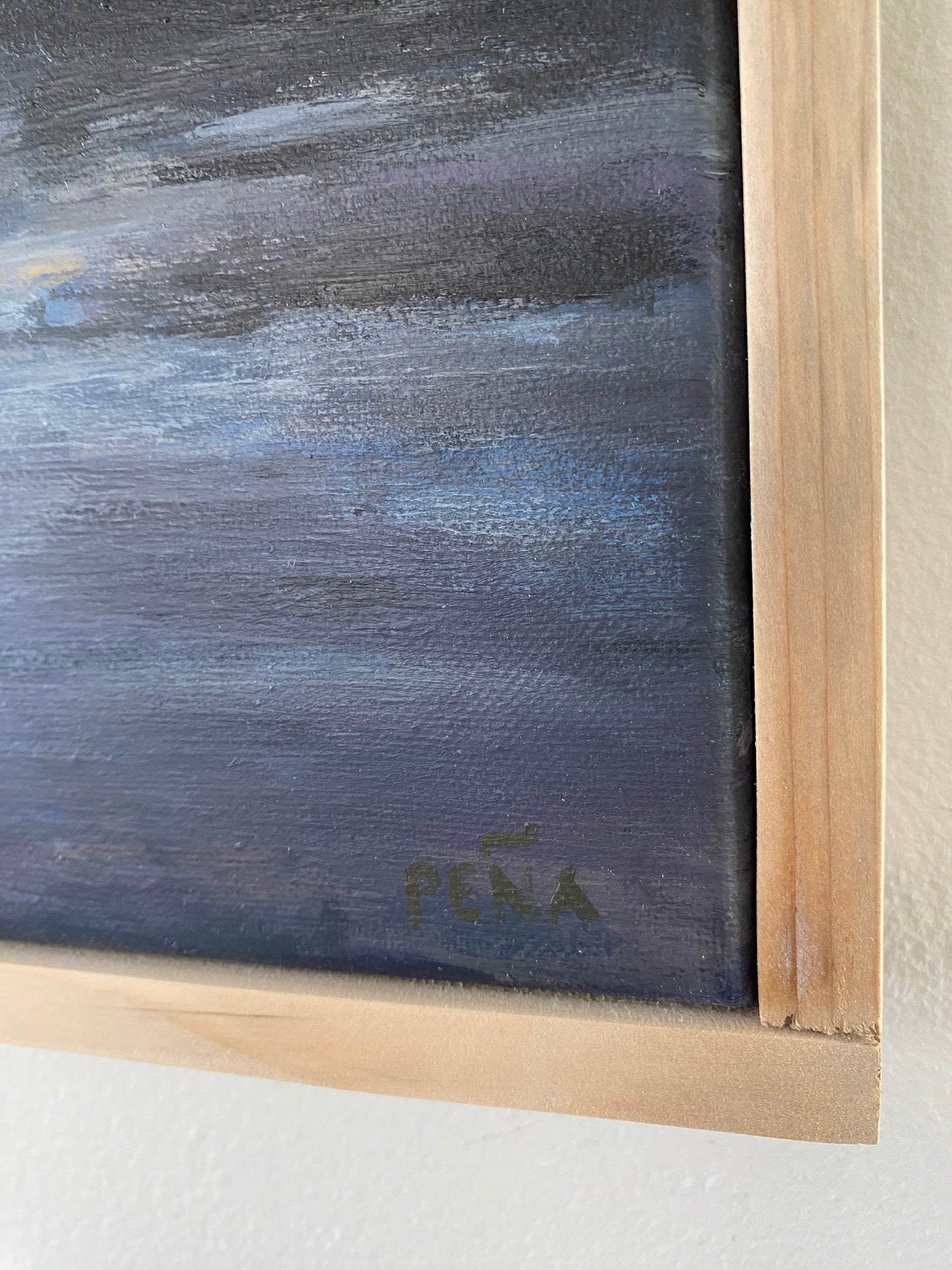 Original Pacific Northwest Landscape Painting – Deception Pass by Francisco Peña – Framed 17” X 21”