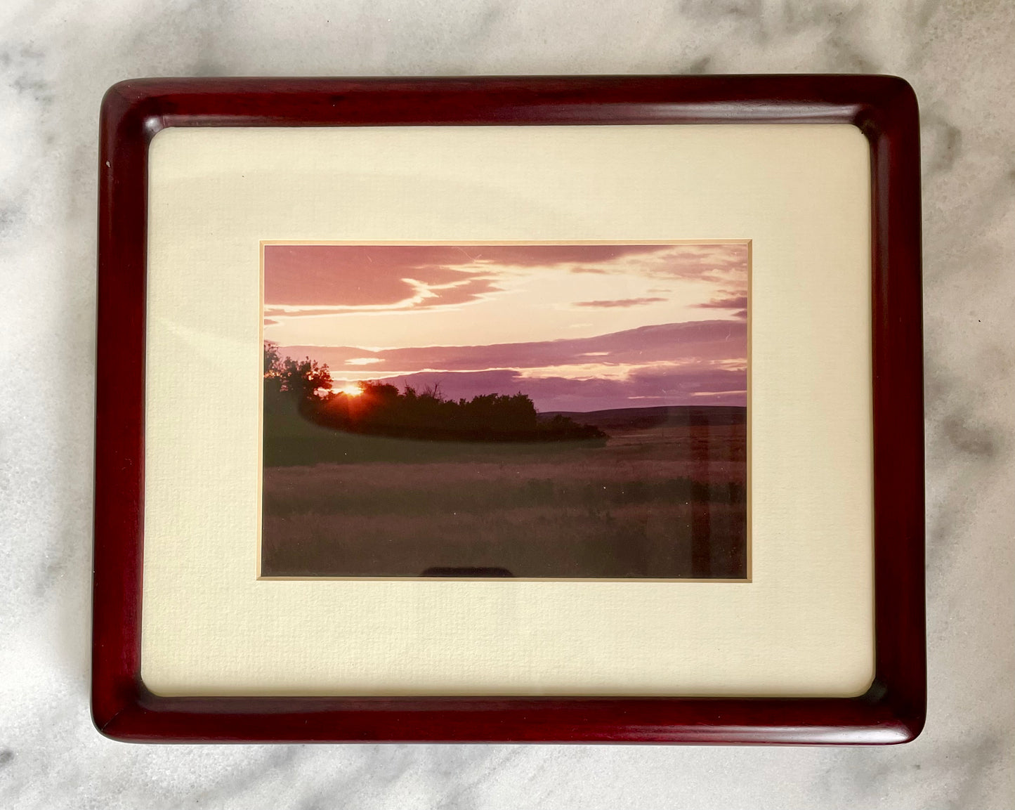 Late 20th Century Rosewood Picture Frame