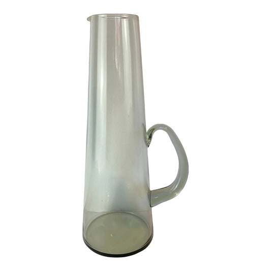 1960s Danish Modern Per Lütken for Holmegaard Smoked Glass Martini Pitcher