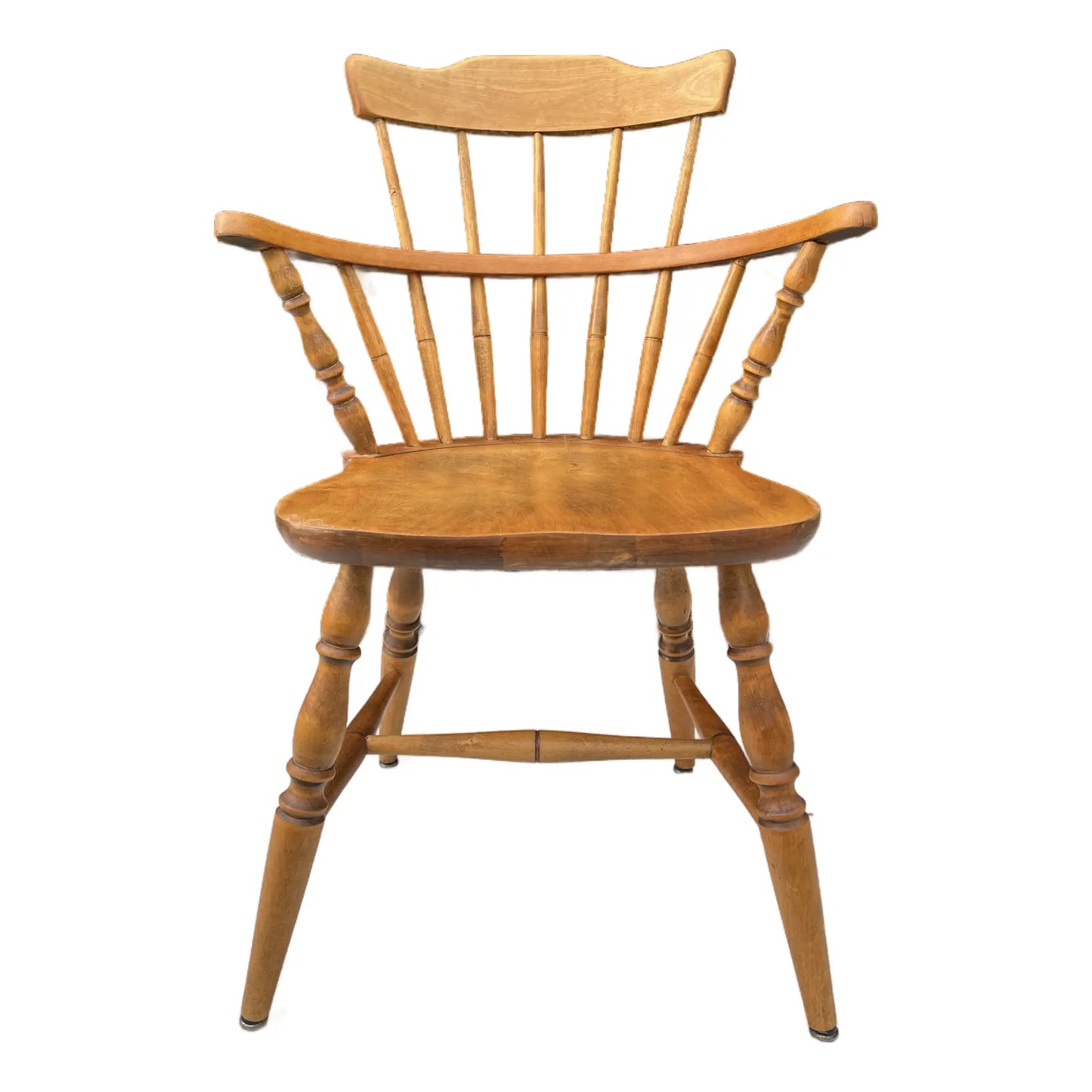 1960s Mid-Century Modern Nesto Style "Made in Sweden" Spindle Back Armchair