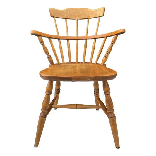 1960s Mid-Century Modern Nesto Style "Made in Sweden" Spindle Back Armchair