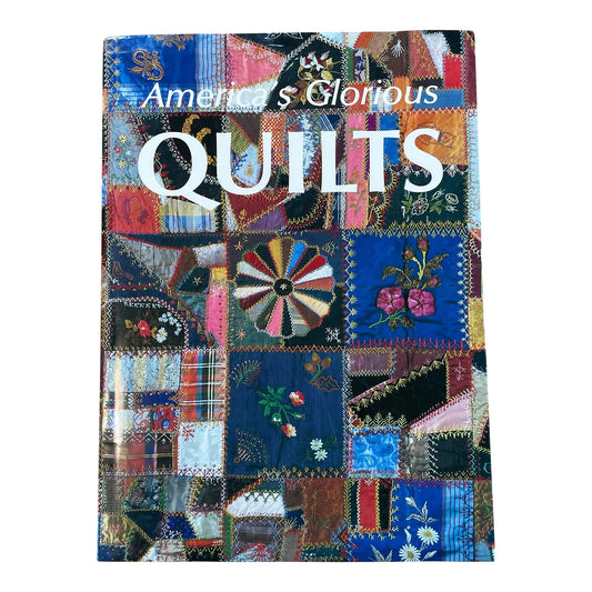 1980s Americas Glorious Quilts Large Coffee Table Book