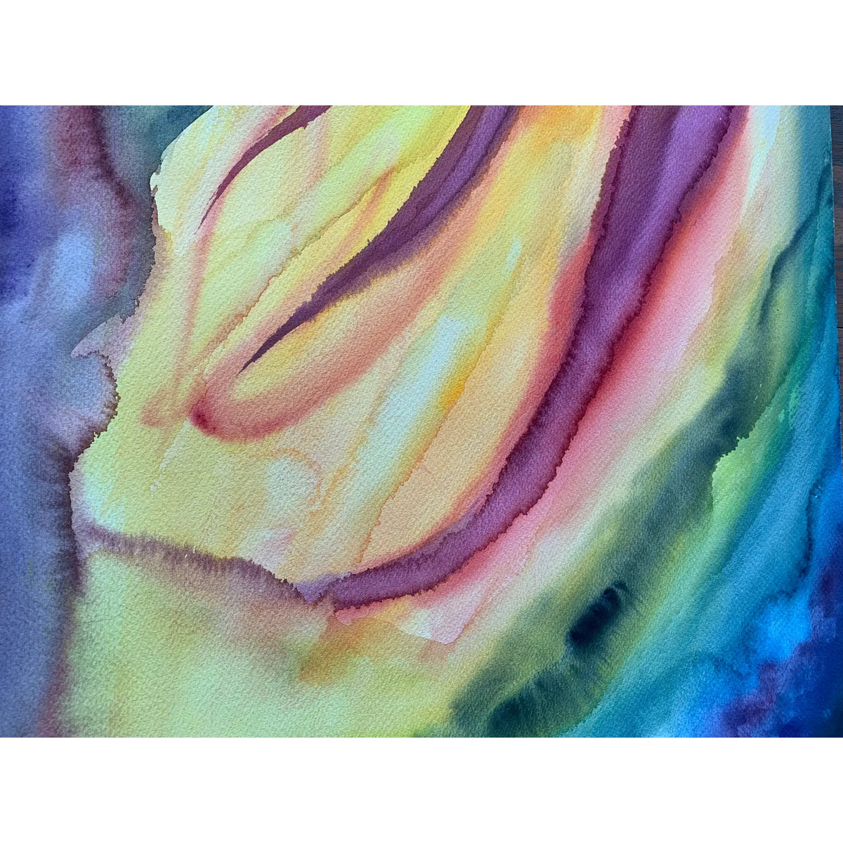 1981 Postmodern Abstract Painting by Frealon Norden Bibbins