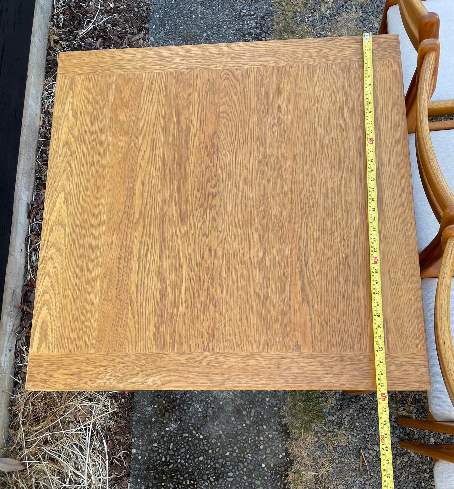 Late 20th Century Mid-Century Danish Modern Light Oak Expandable Dining Set of 5