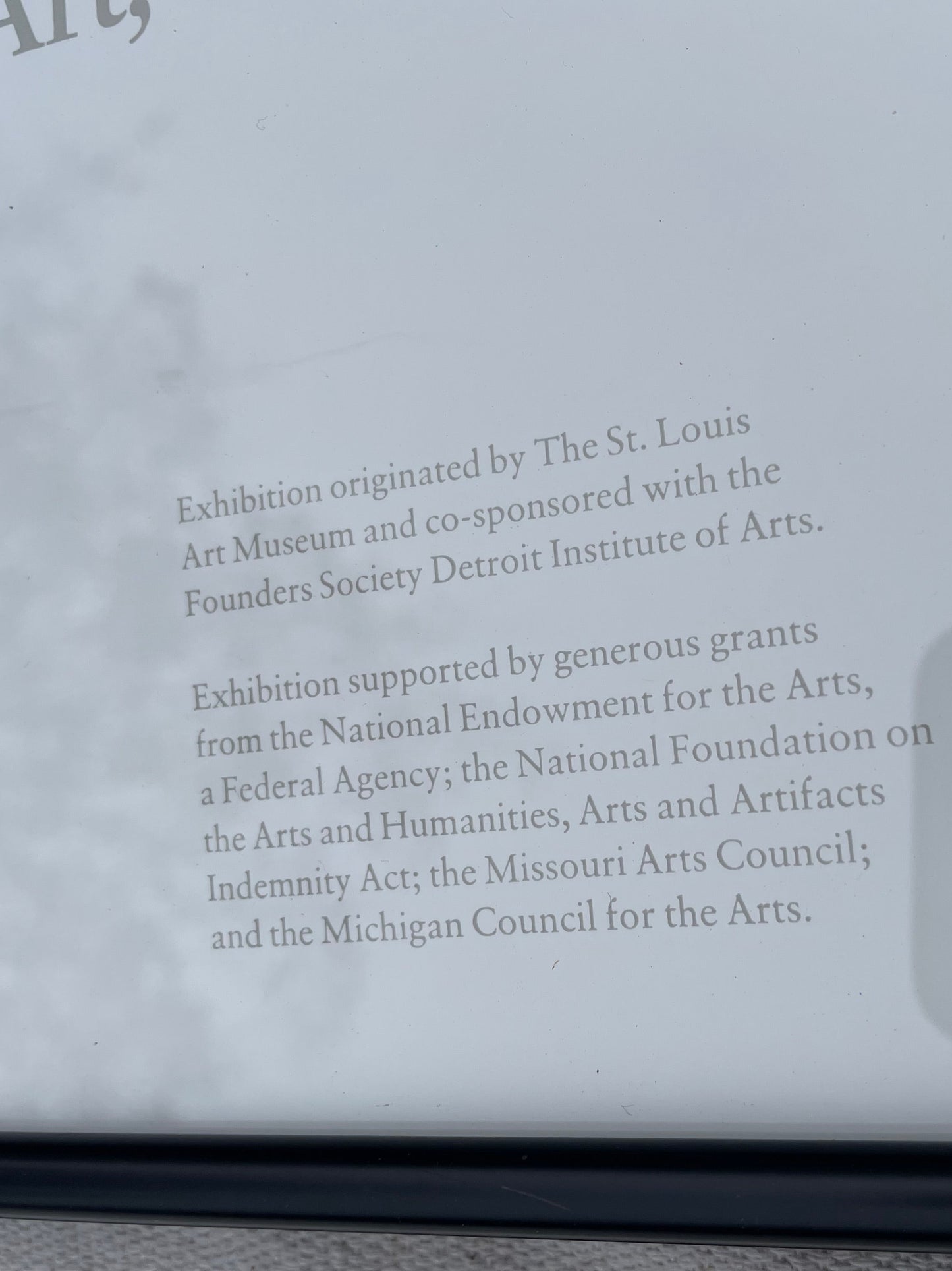 1977 Matisse the Cut-Outs Exhibition Poster — La Vis, National Gallery of Art, Framed Vintage Lithograph