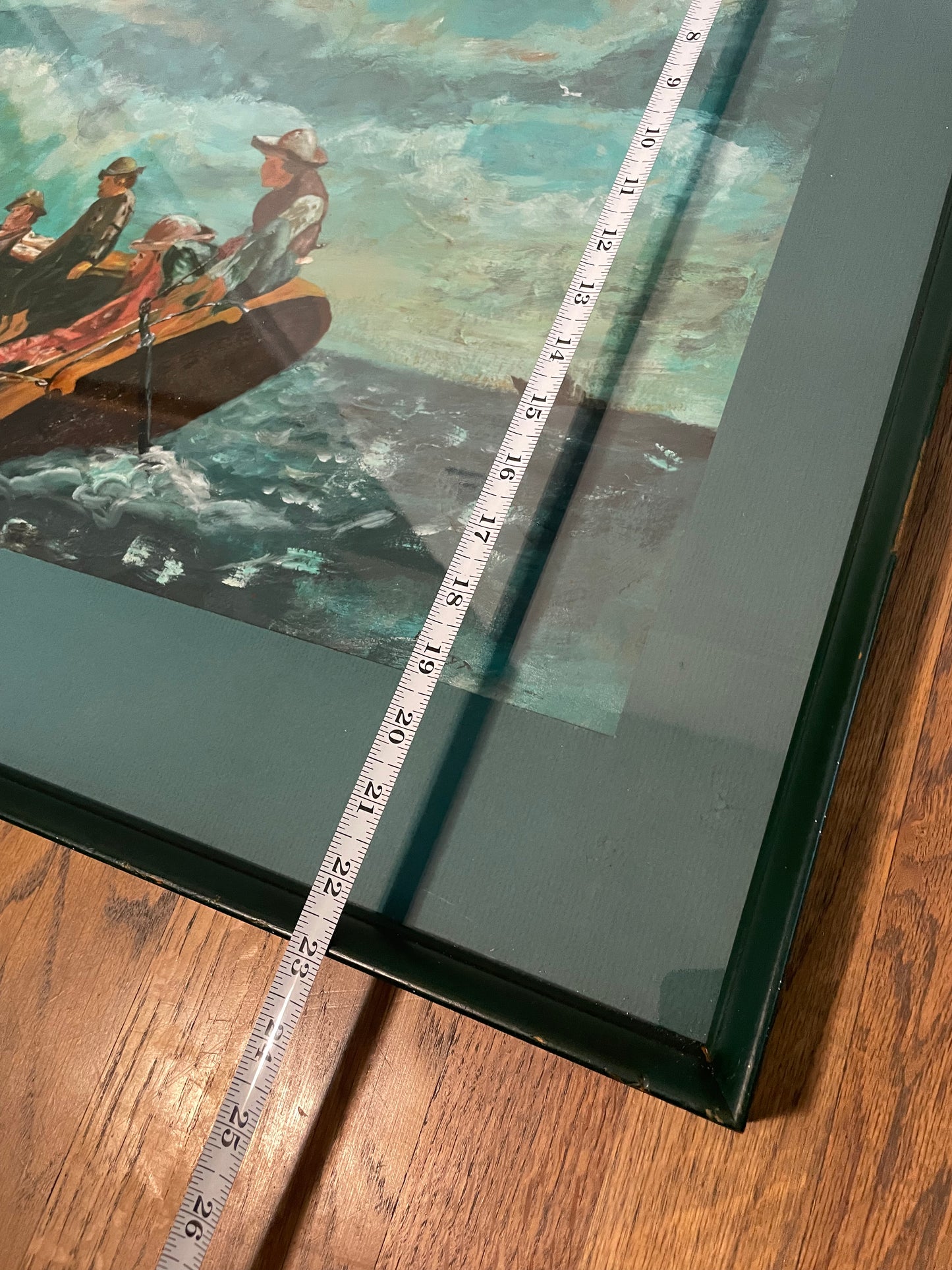 Vintage Seascape Sailing Nautical Oil Painting - Framed Original Artwork
