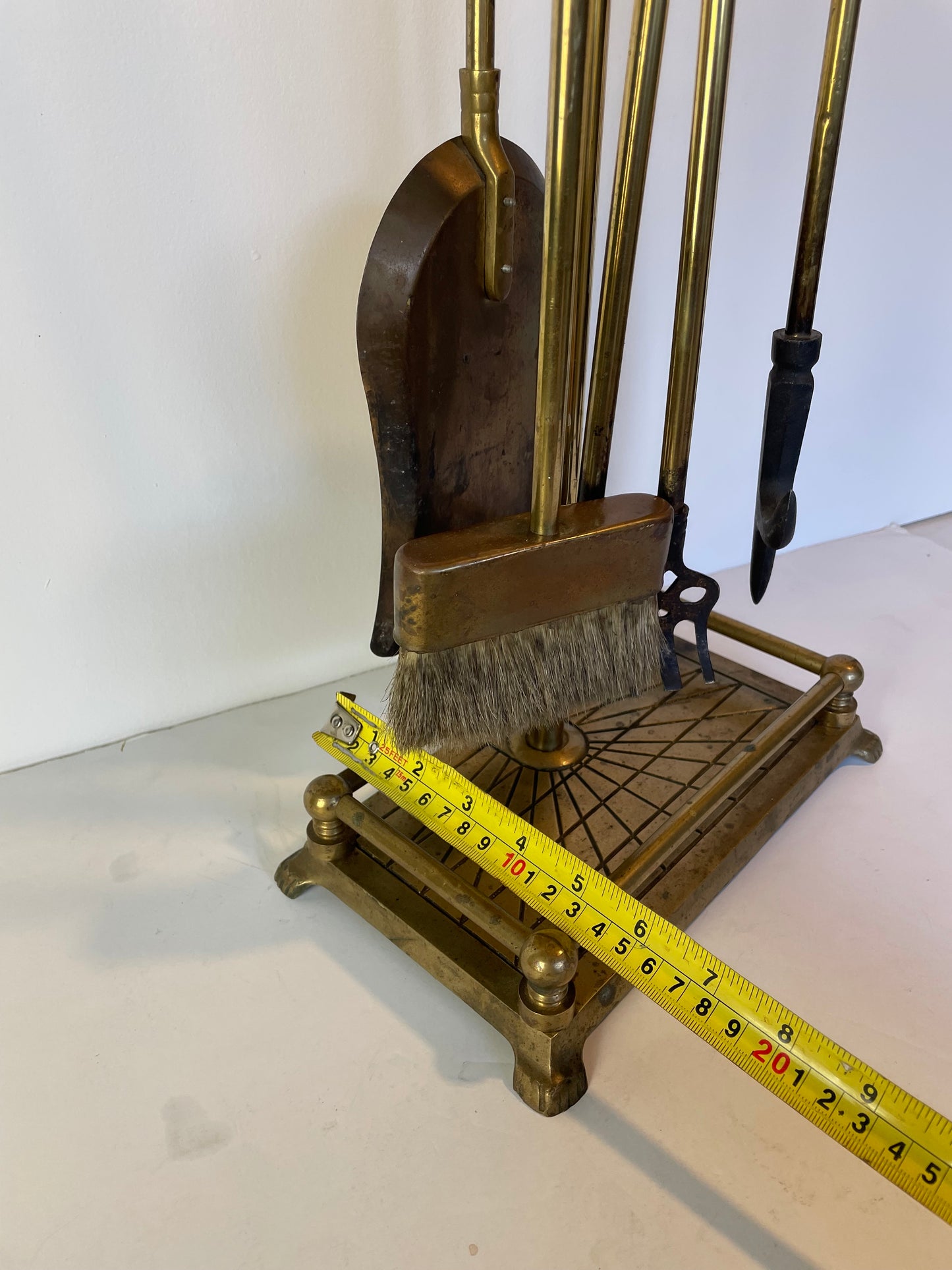 Duck Head Fireplace Set